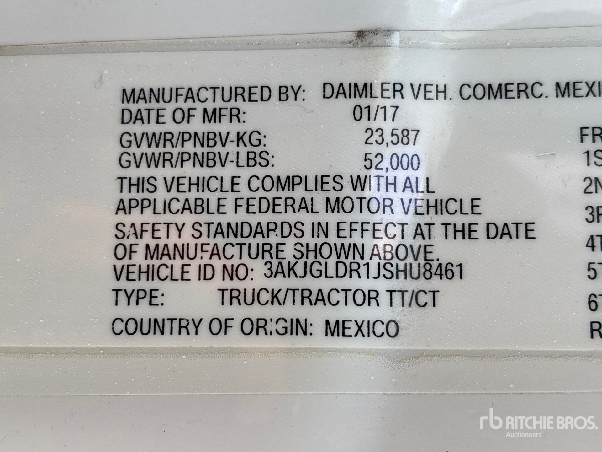 2018 Freightliner CASCADIA 125