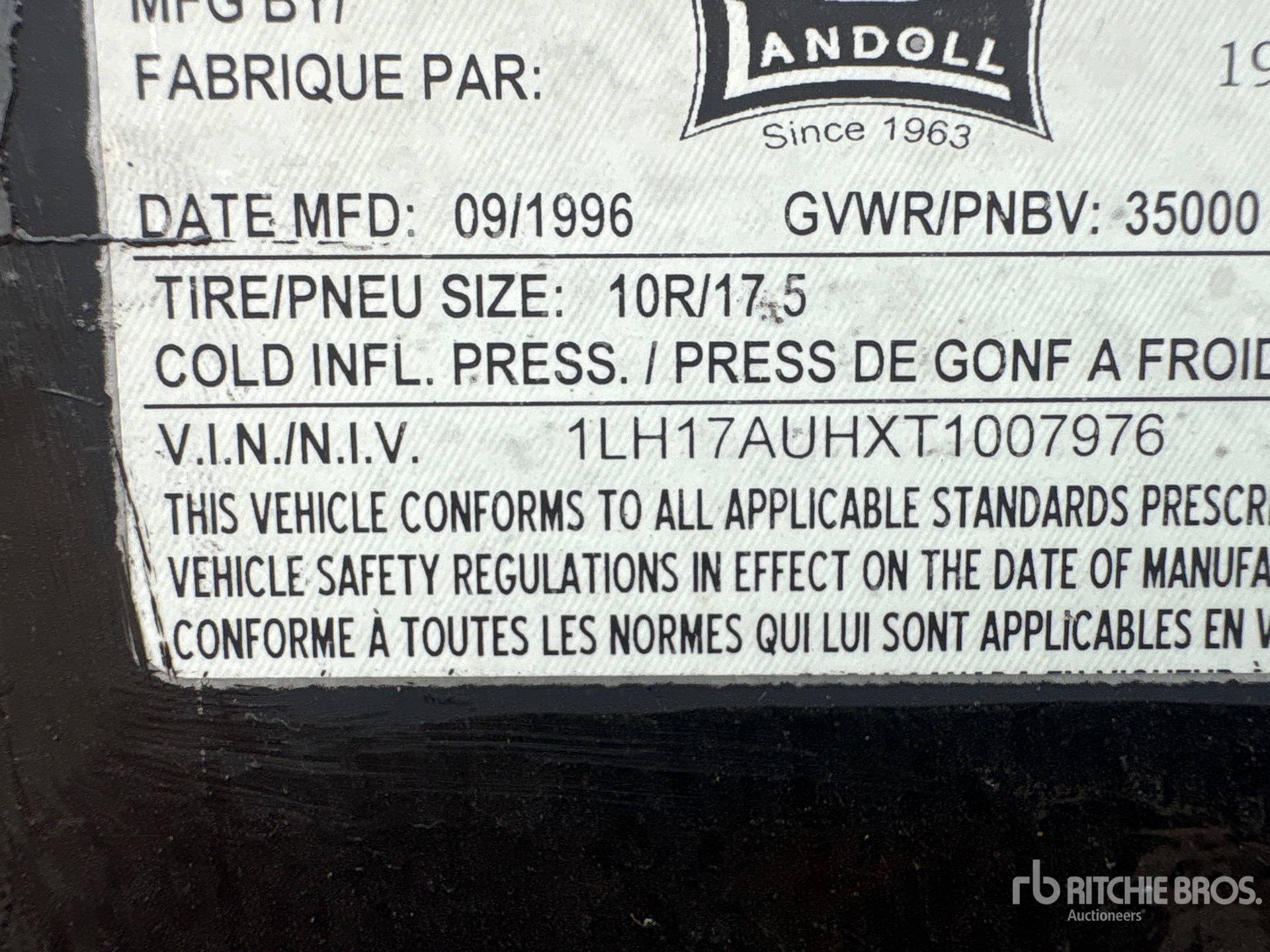 1996 Landoll T/A