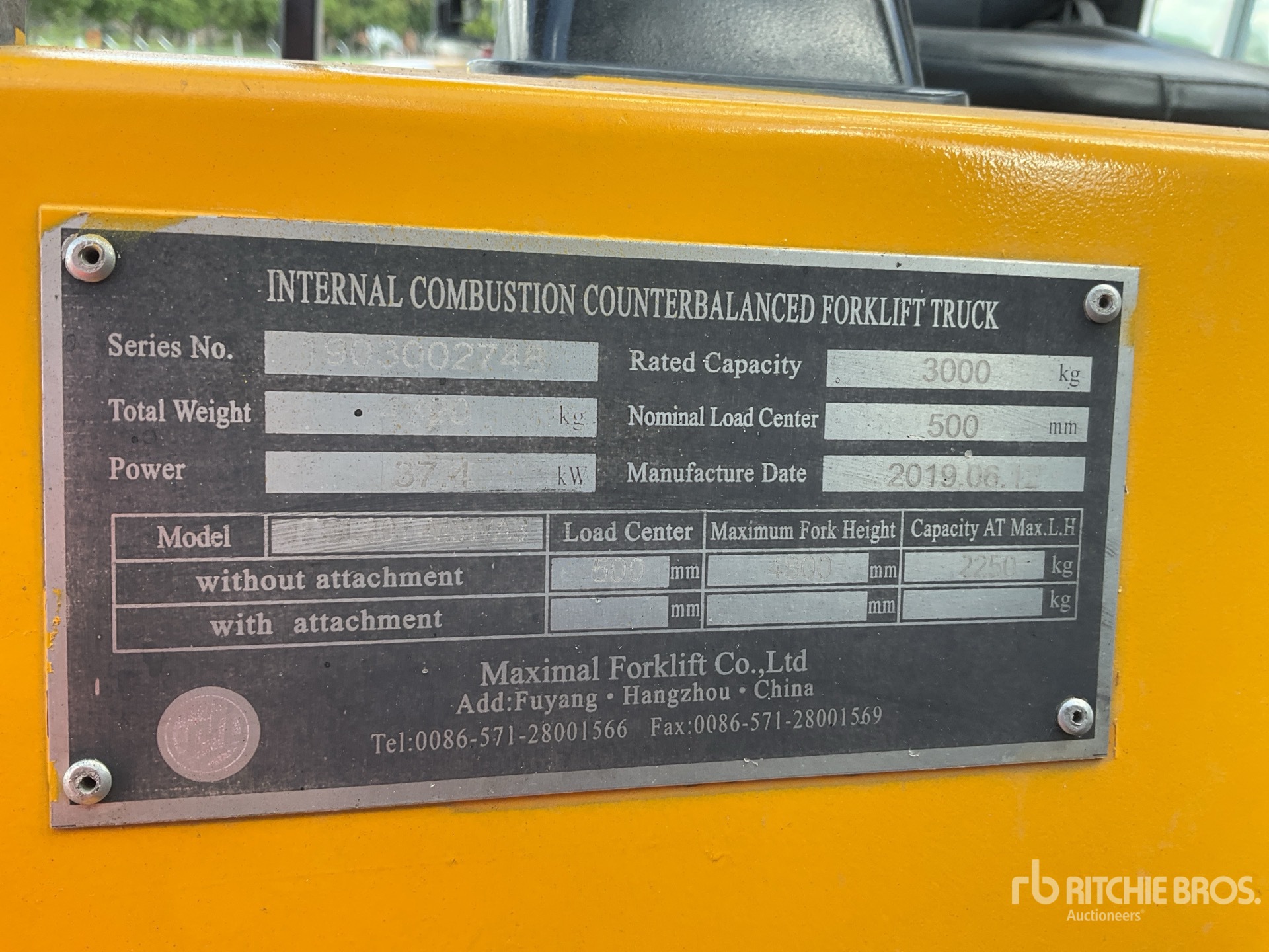 2019 Maximal FGL30T-M3WA3