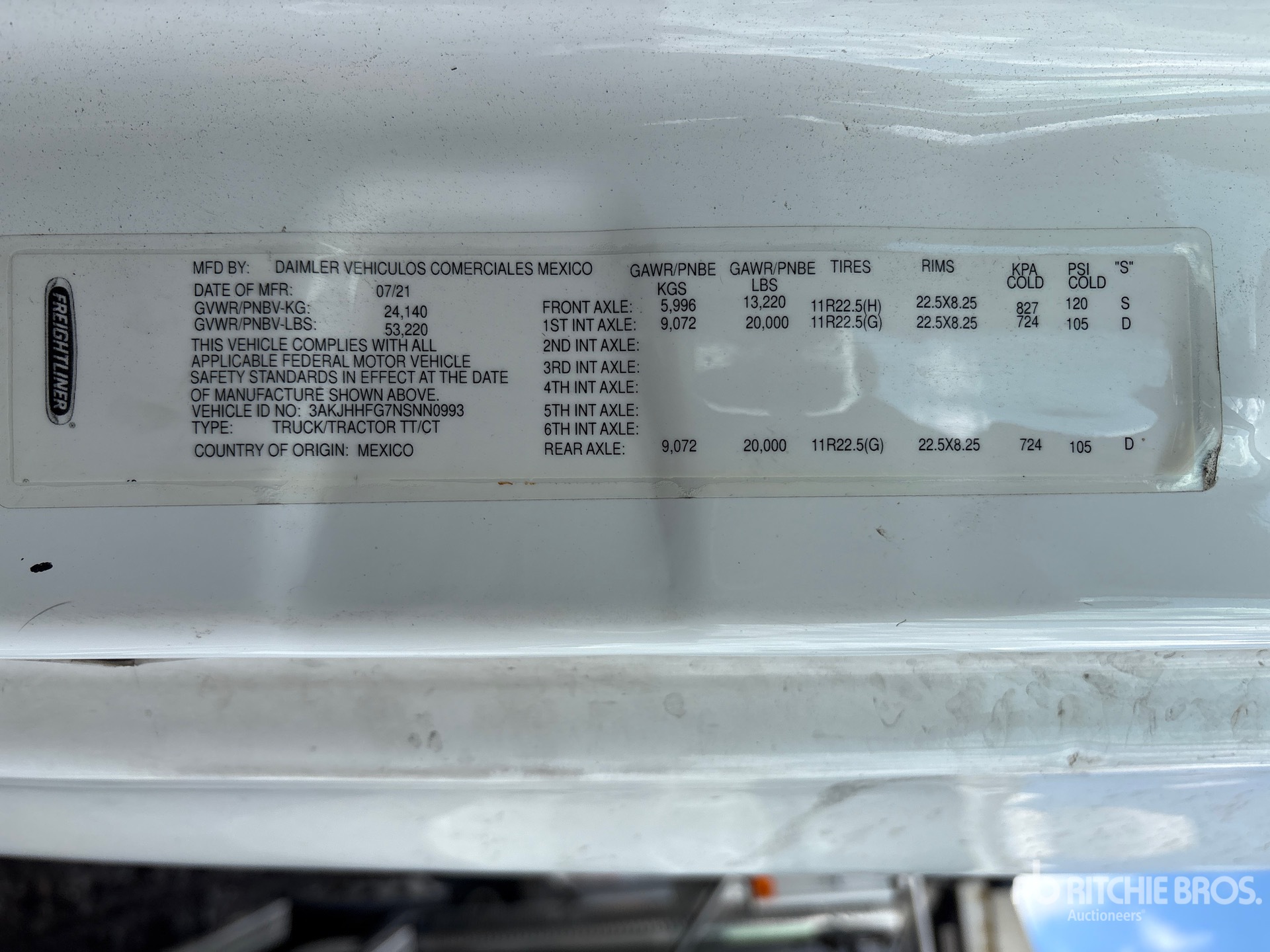2022 Freightliner CASCADIA 126