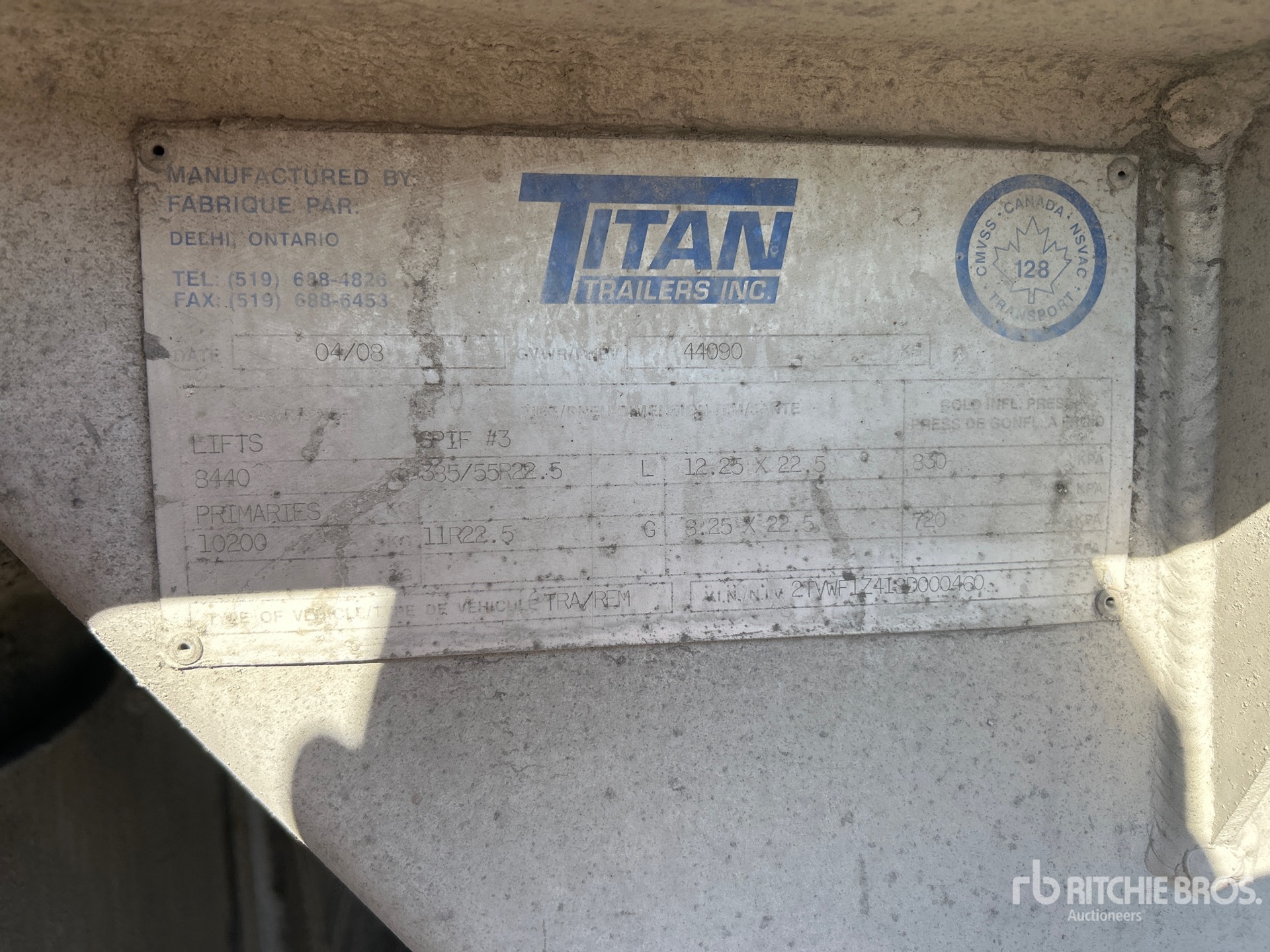 2008 Titan 48 ft Quad/A