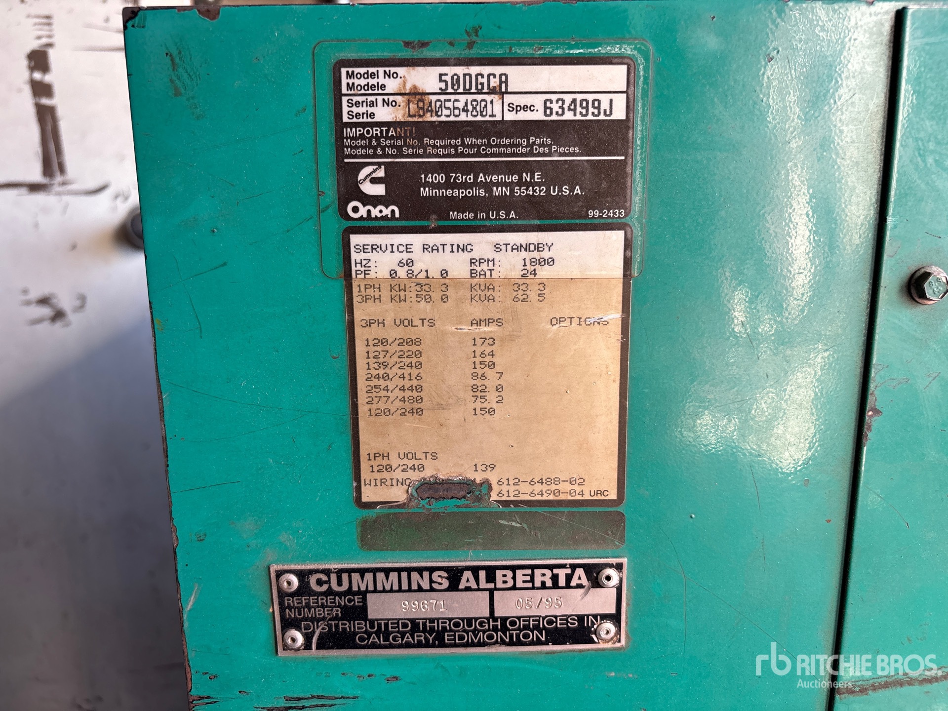 1983 Fruehauf 50 KW SHOP