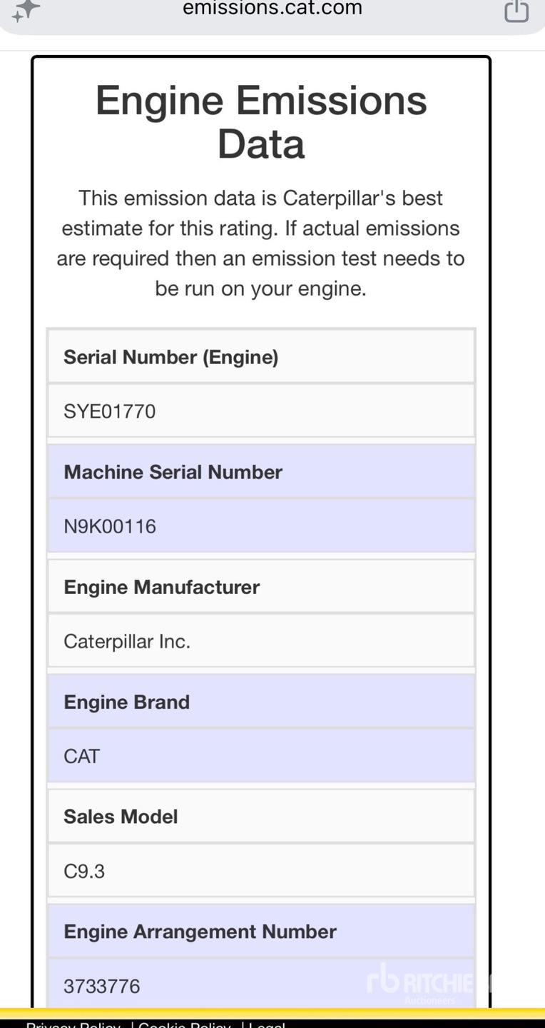 2014 Caterpillar 160M3