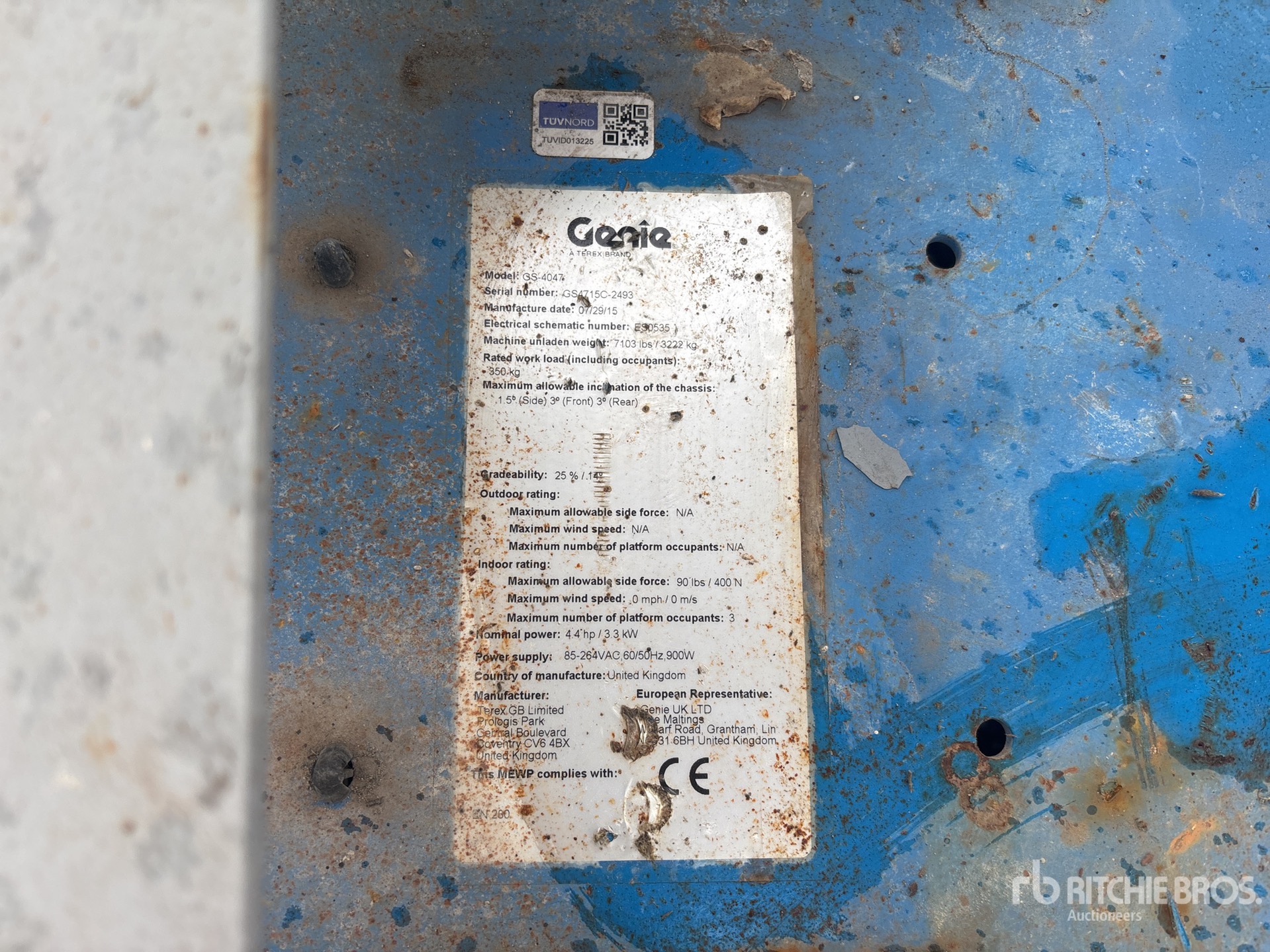 2015 Genie GS-4047