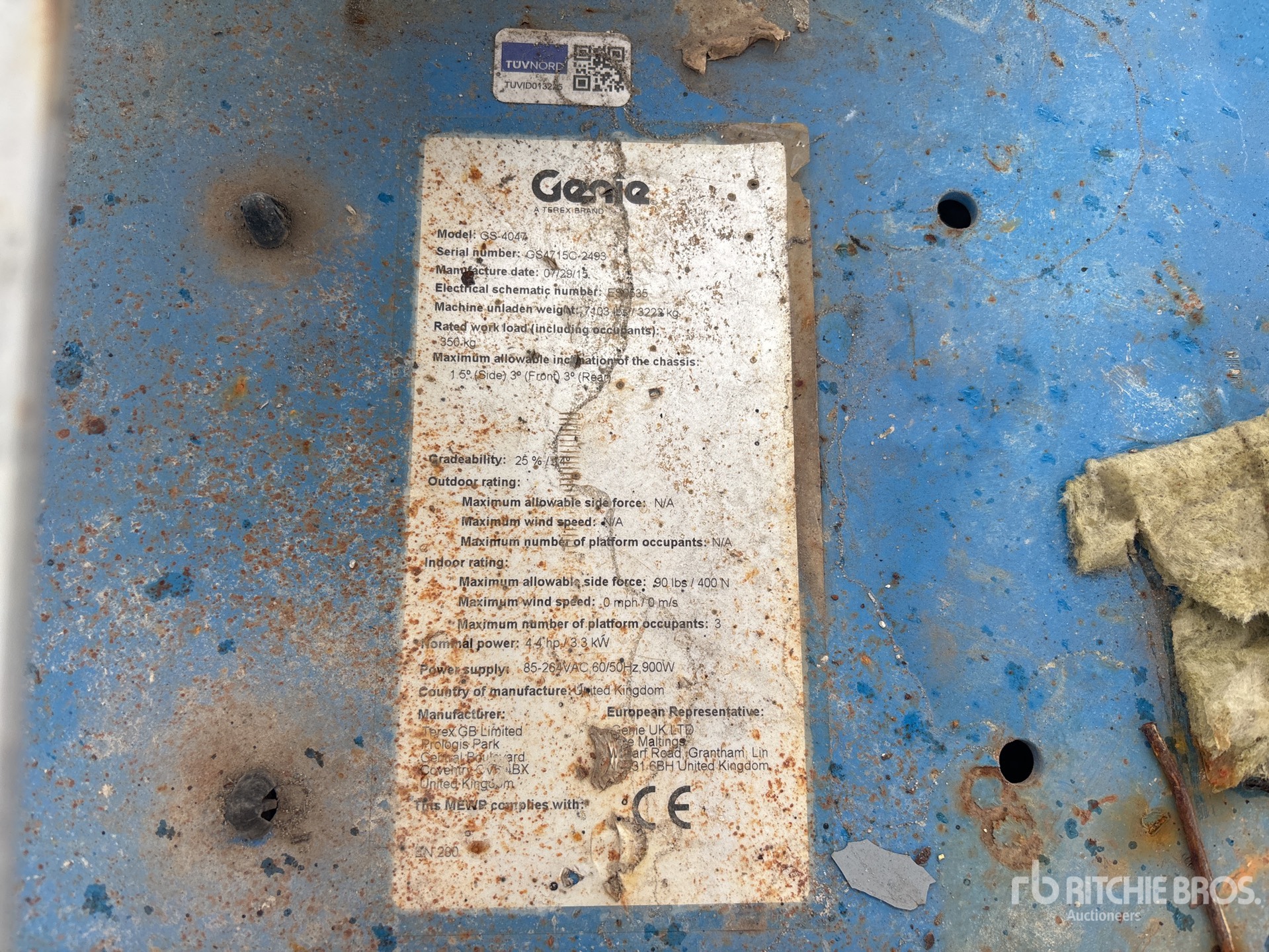 2015 Genie GS-4047