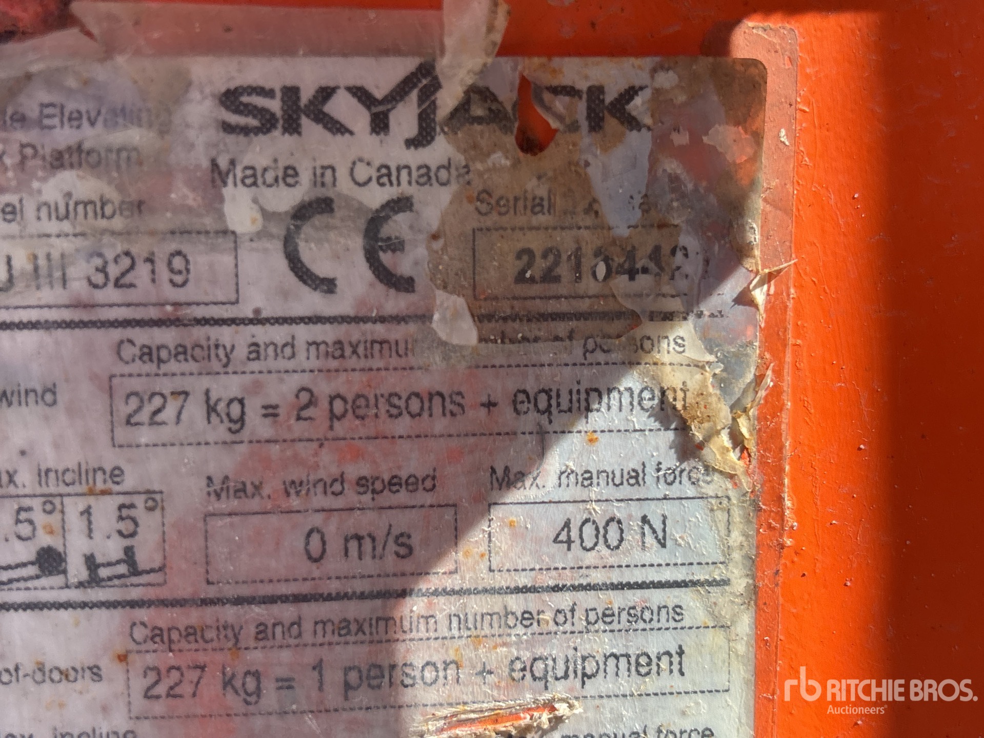2018 Skyjack SJIII-3219