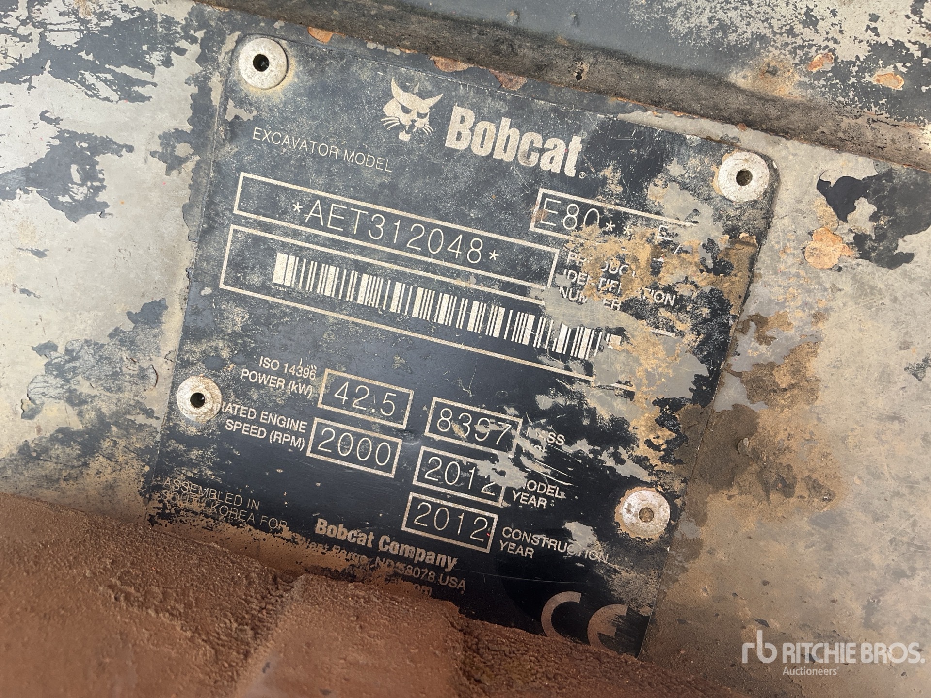 2012 Bobcat E80