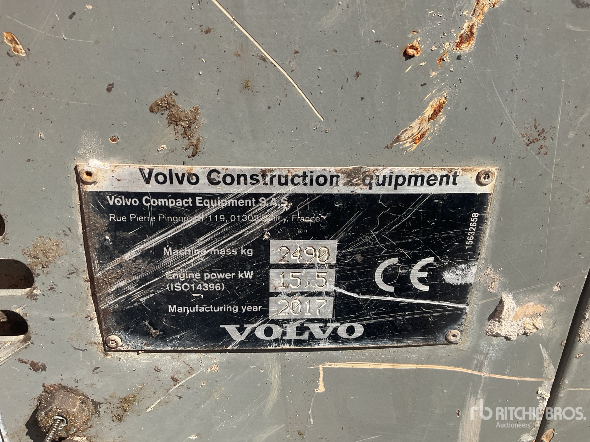 2017 Volvo ECR25D