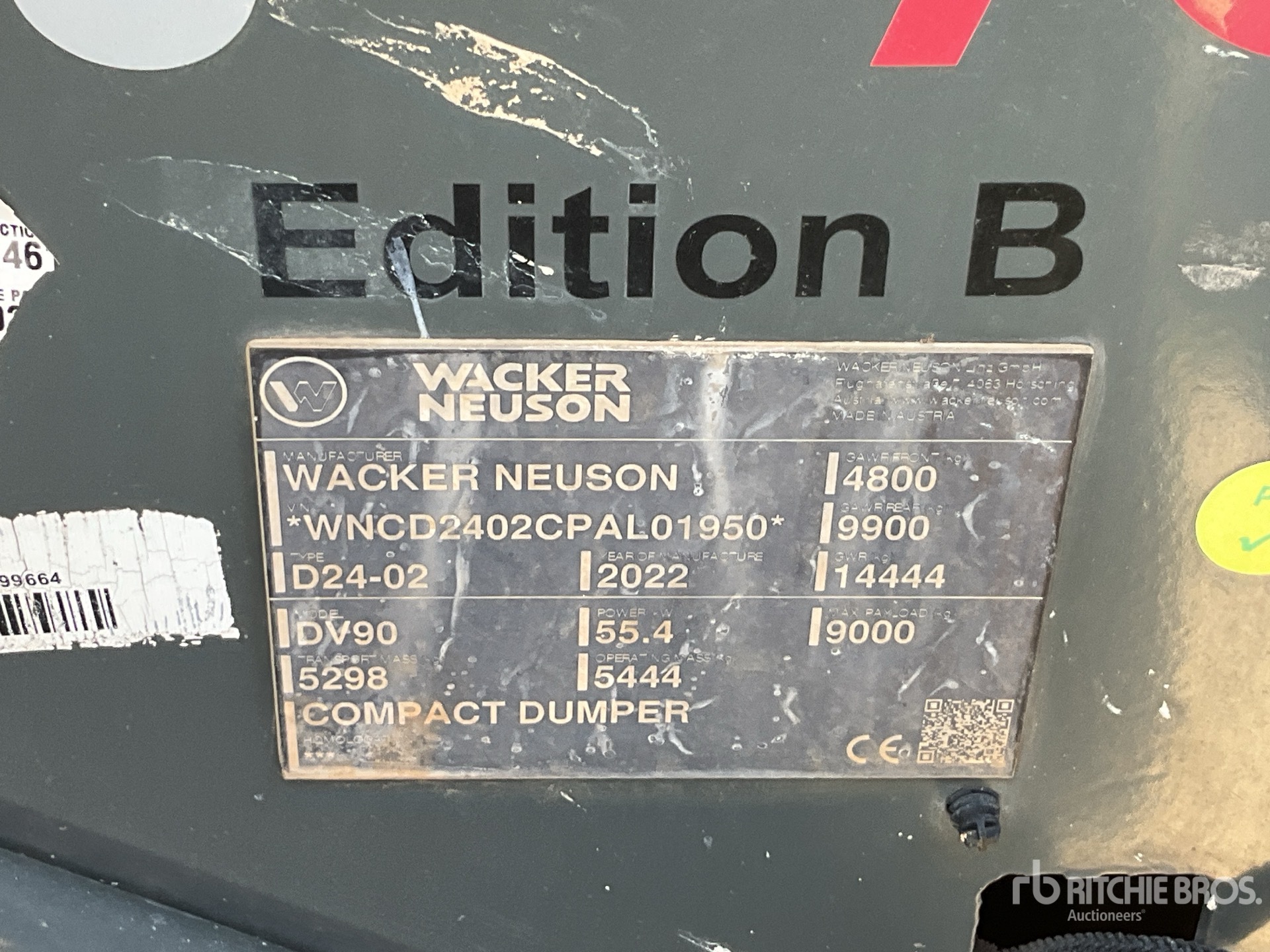 2022 Wacker Neuson DV90