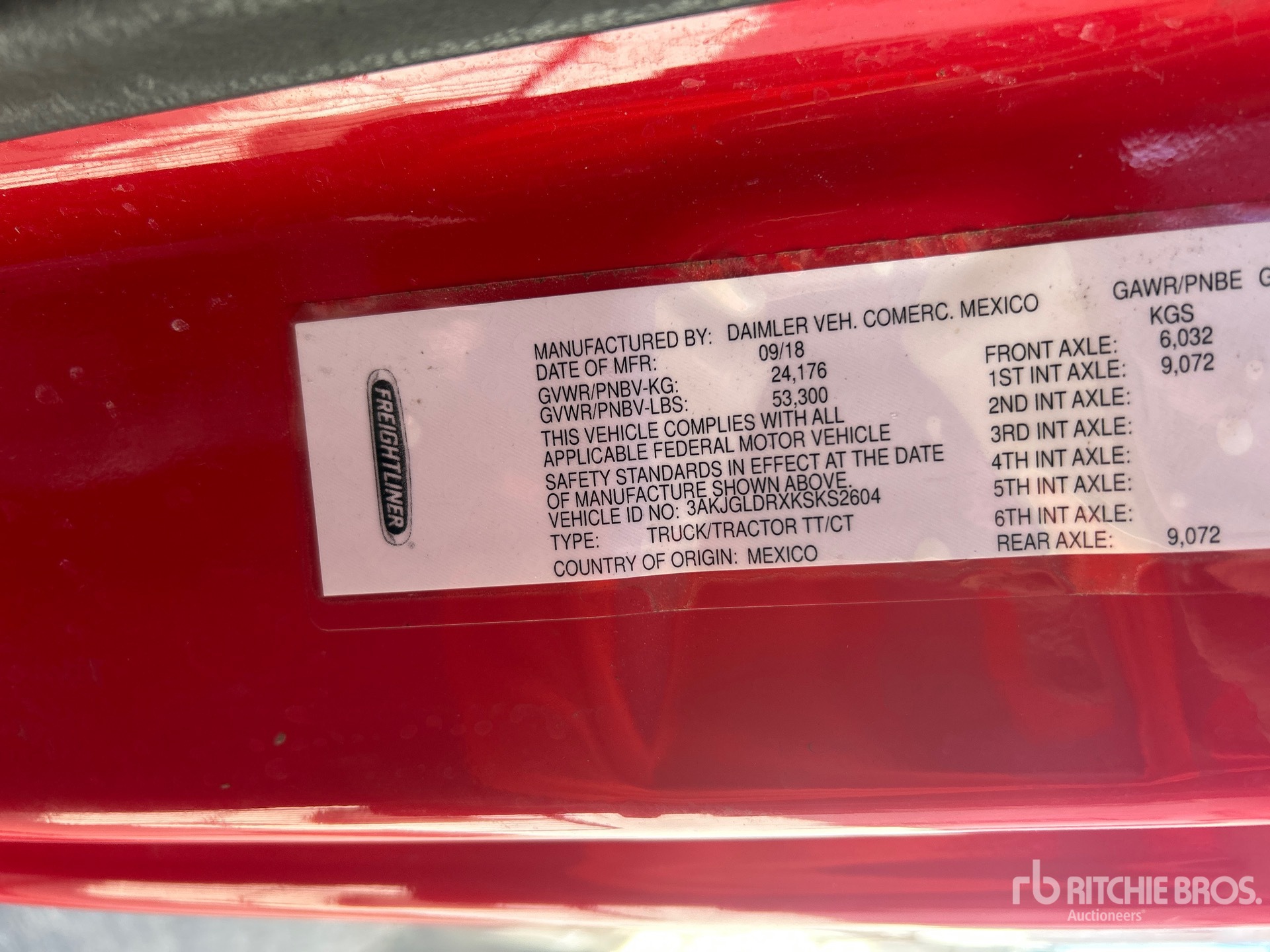 2019 Freightliner CASCADIA 125