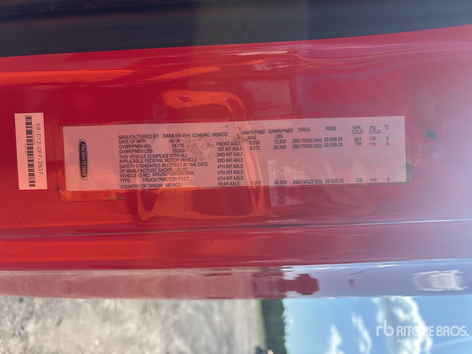 2019 Freightliner CASCADIA 125