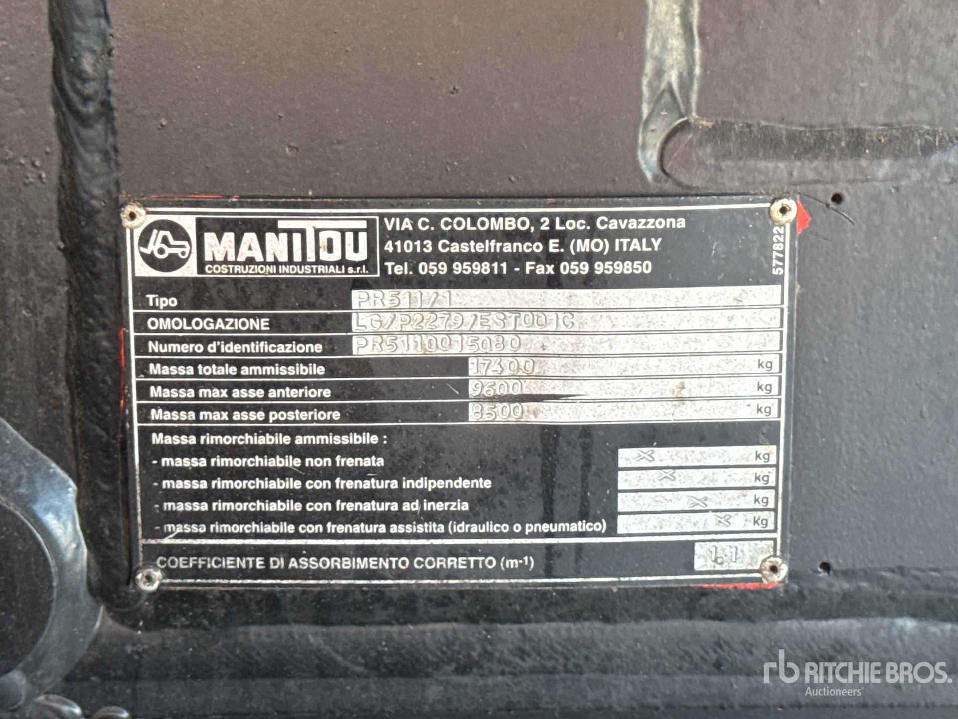 2005 Manitou MRT2150