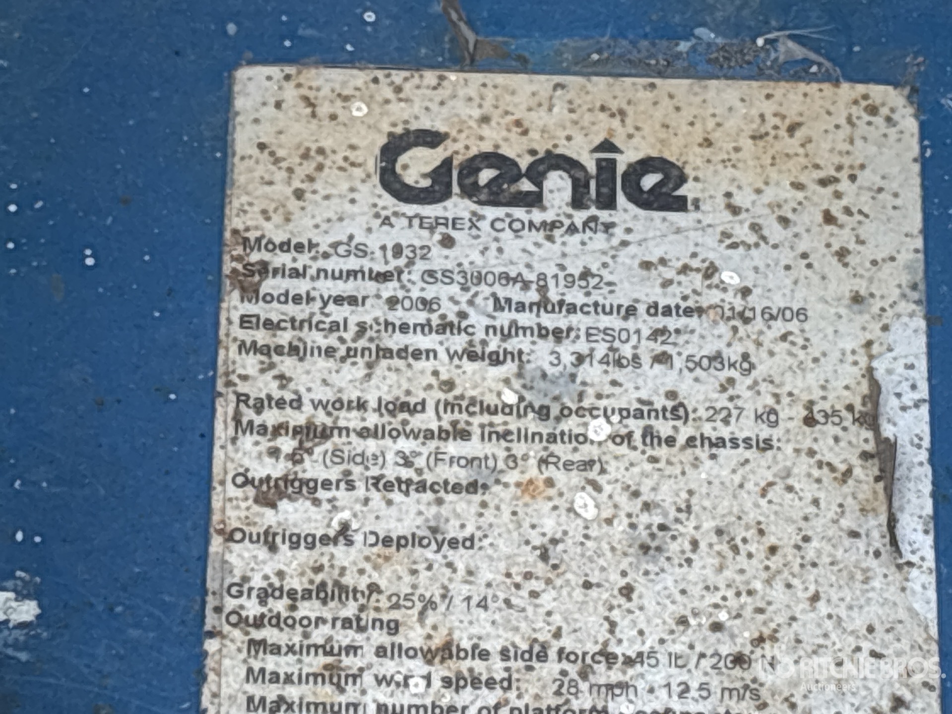 2006 Genie GS-1932