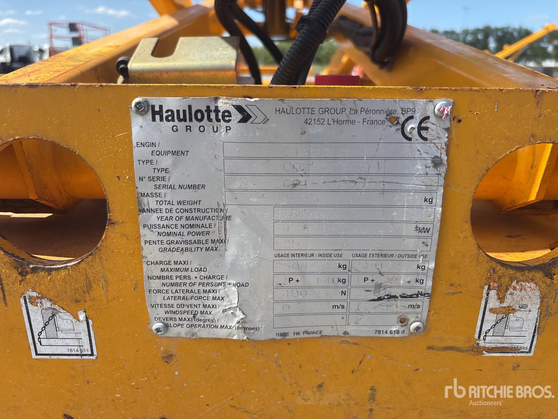 2014 Haulotte COMPACT 8CU