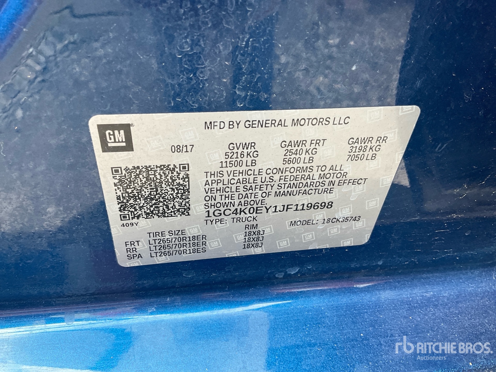 2018 Chevrolet Silverado 3500HD