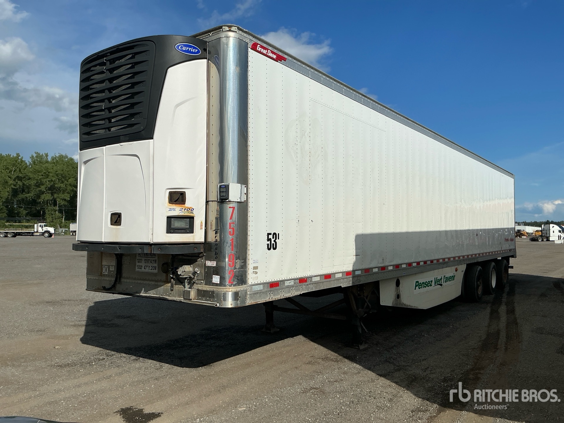 2015 Great Dane 53 ft Tri/A