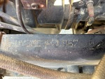 General Appearance with Frame Stamp Serial Number/VIN Photo