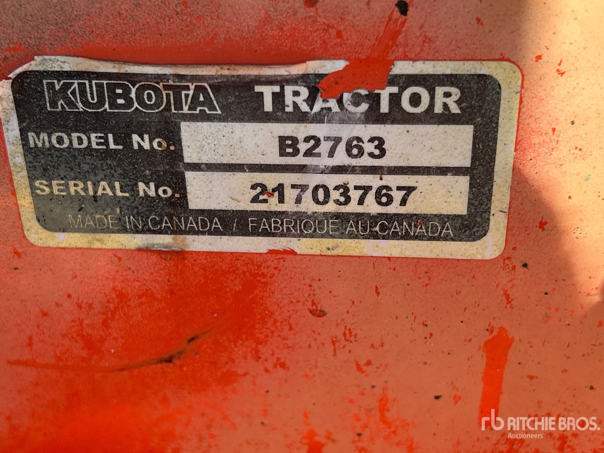 Kubota B2763