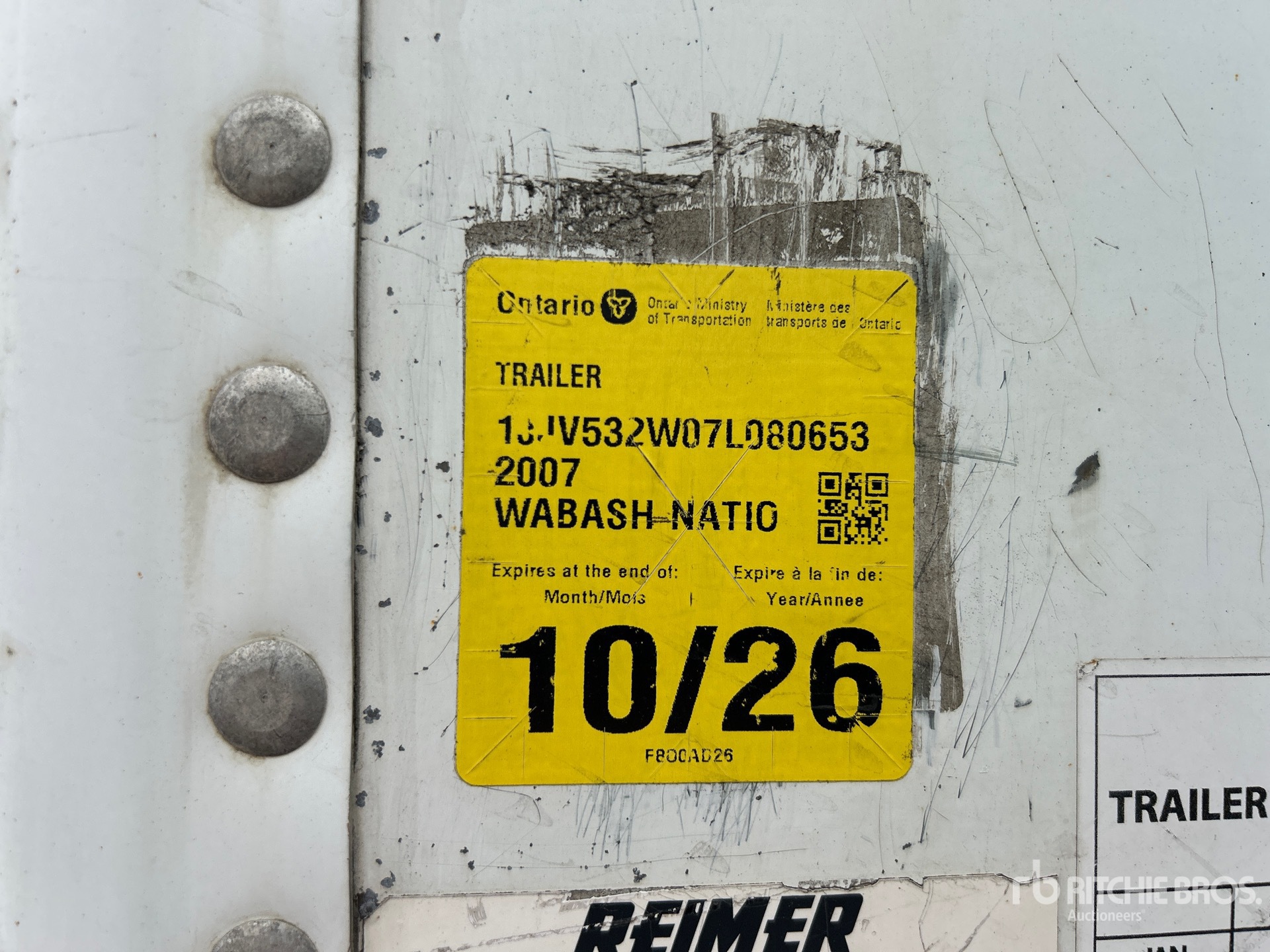 2007 Wabash DVCVHPC