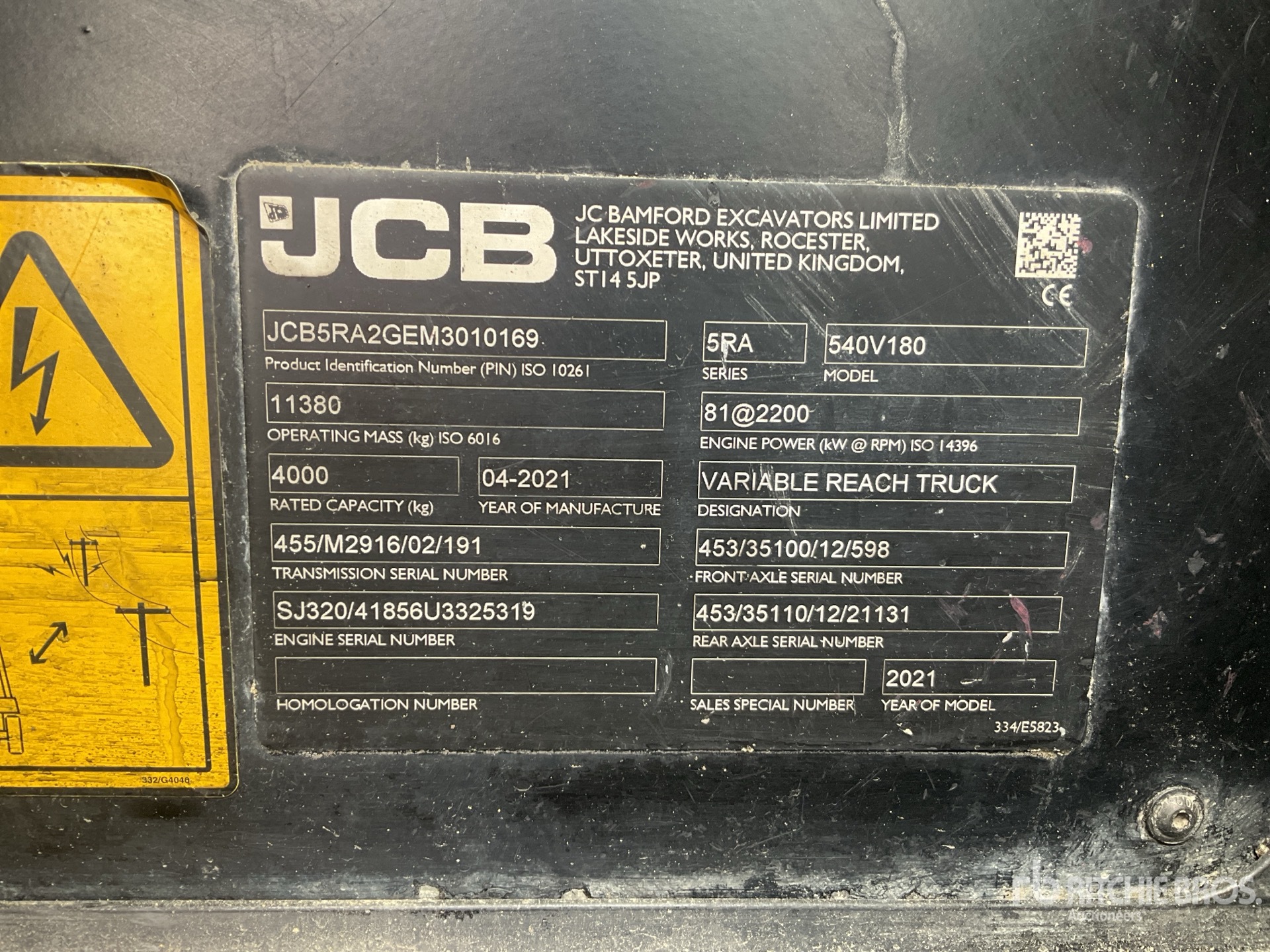 2021 JCB 540-180