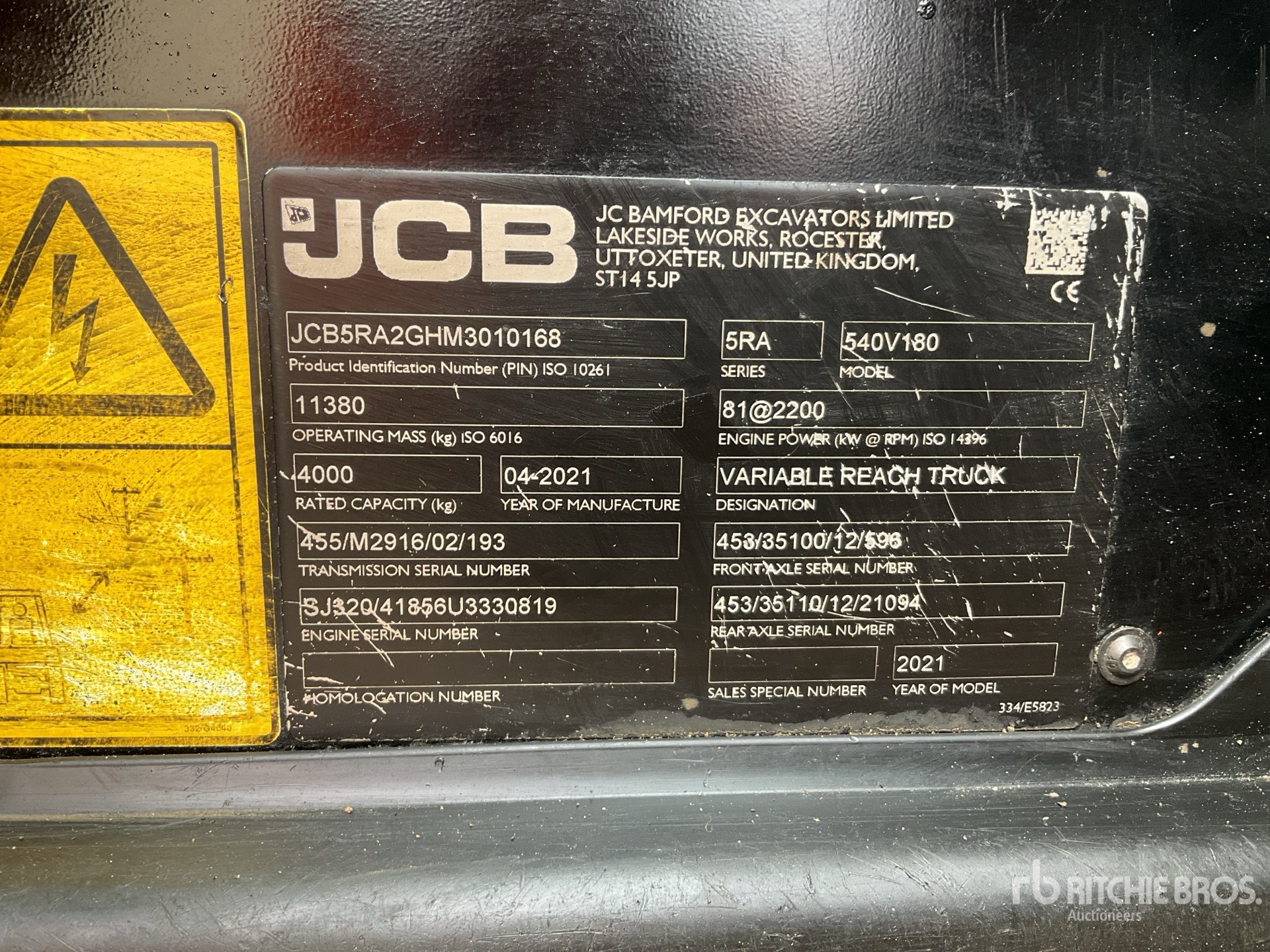 2021 JCB 540-180