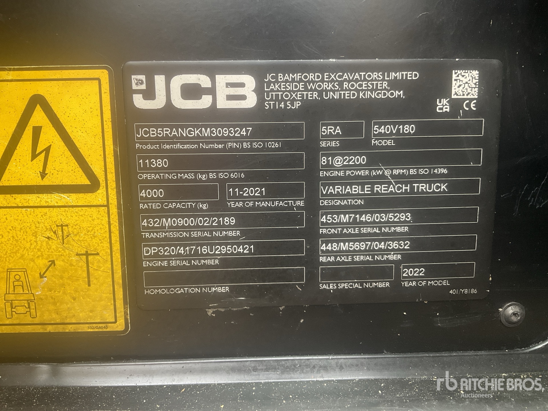 2022 JCB 540-180