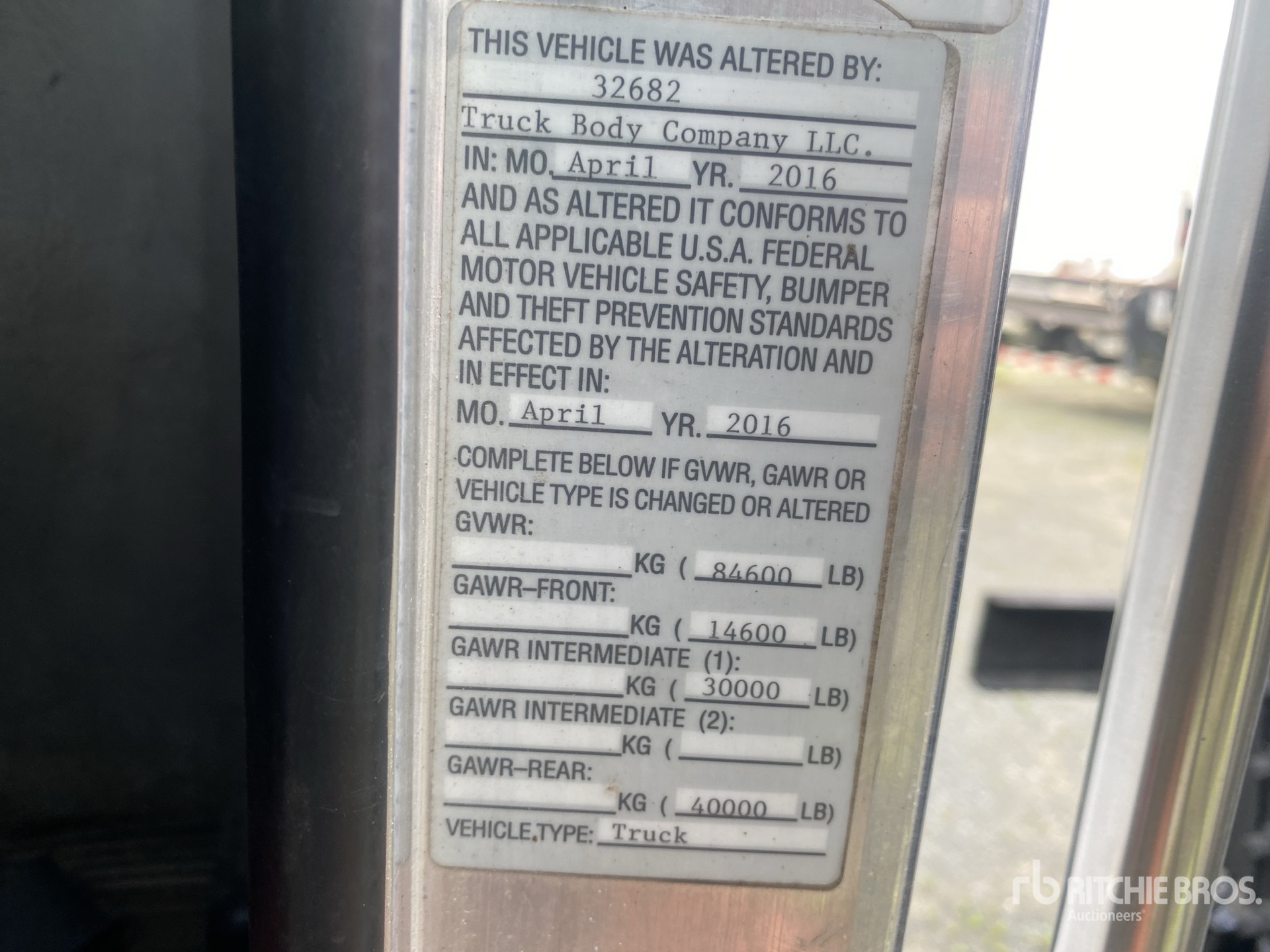 2016 Kenworth T370