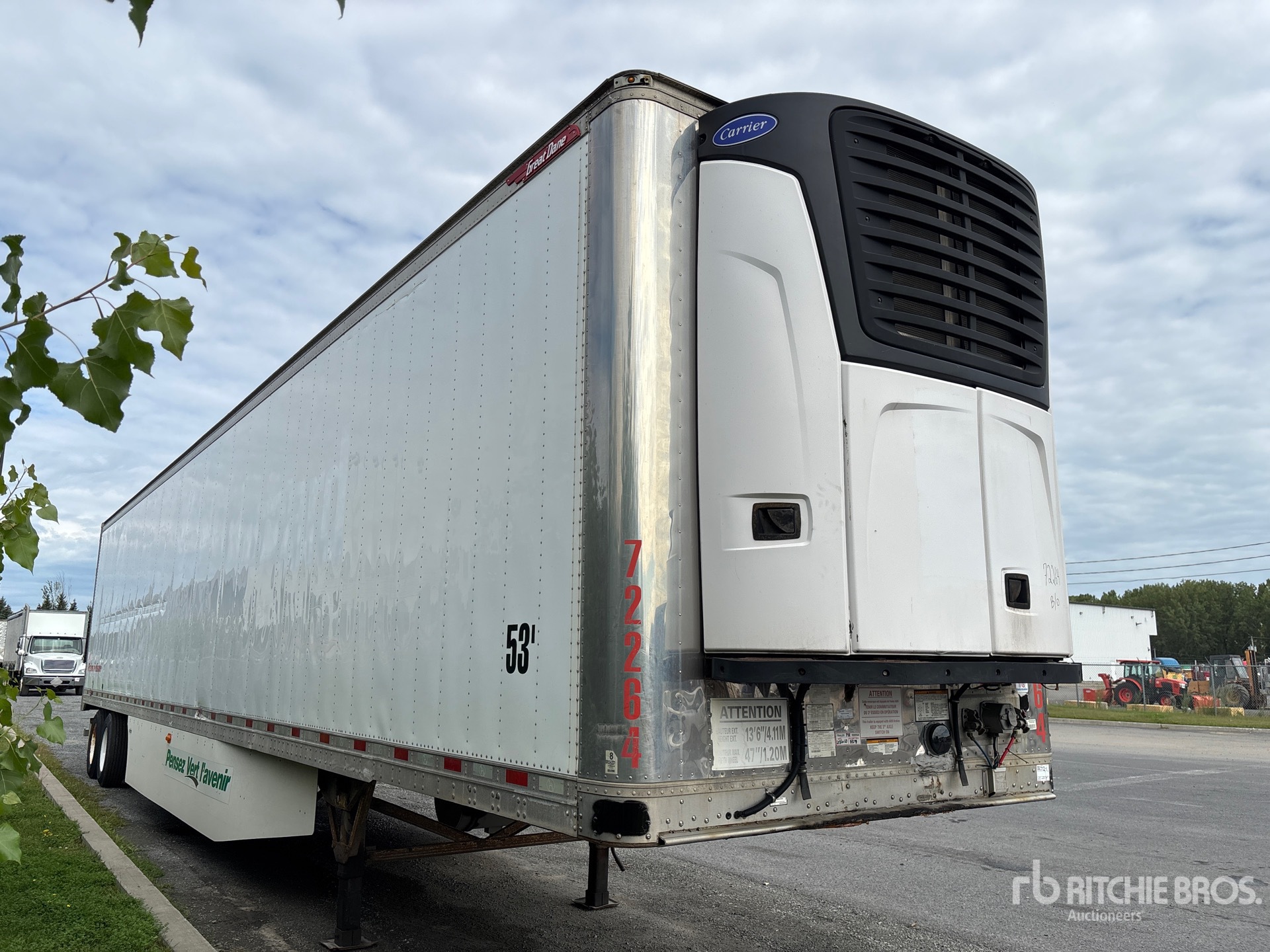 2016 Great Dane 53 FT X 102 IN T/A