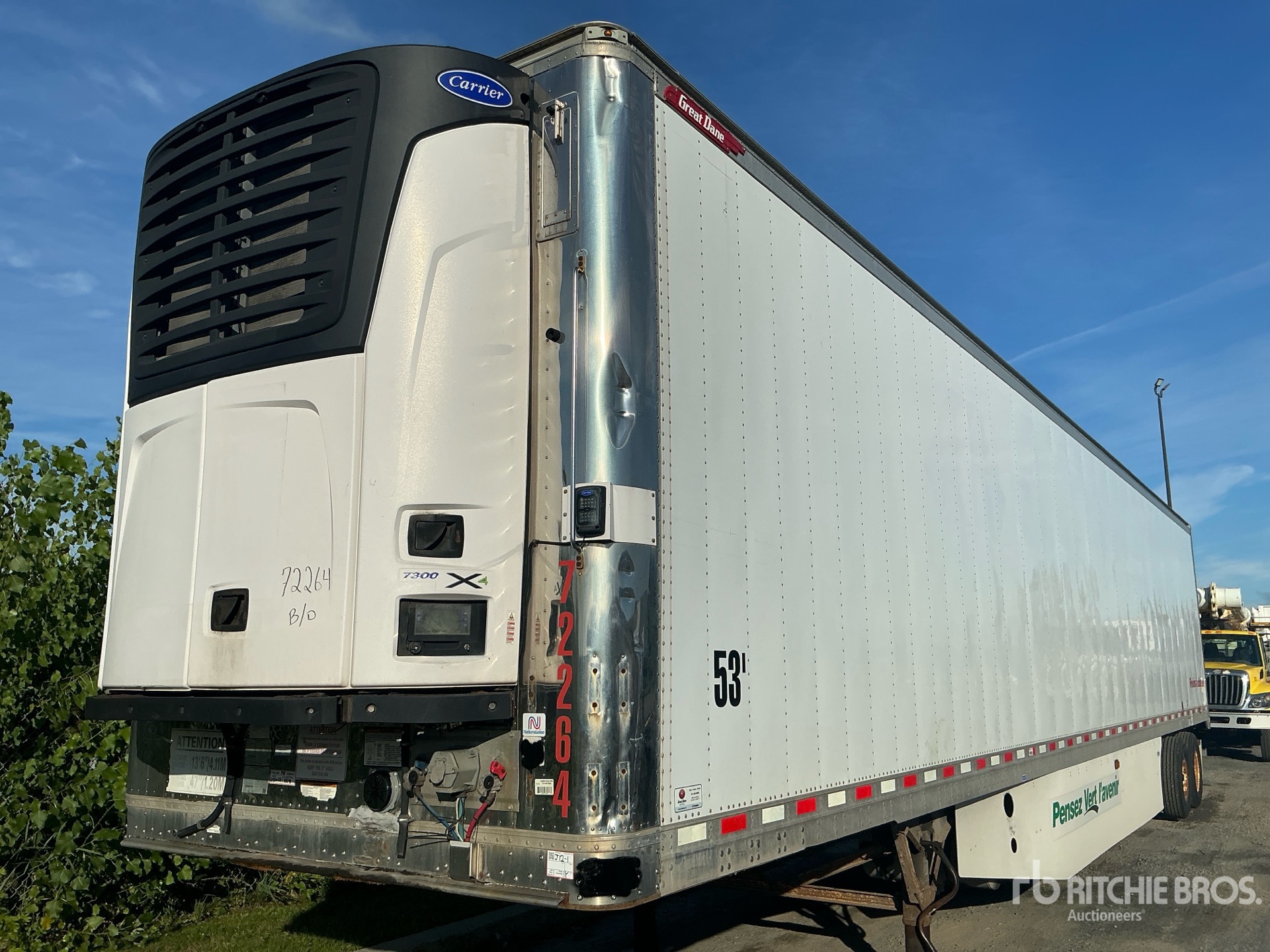 2016 Great Dane 53 FT X 102 IN T/A