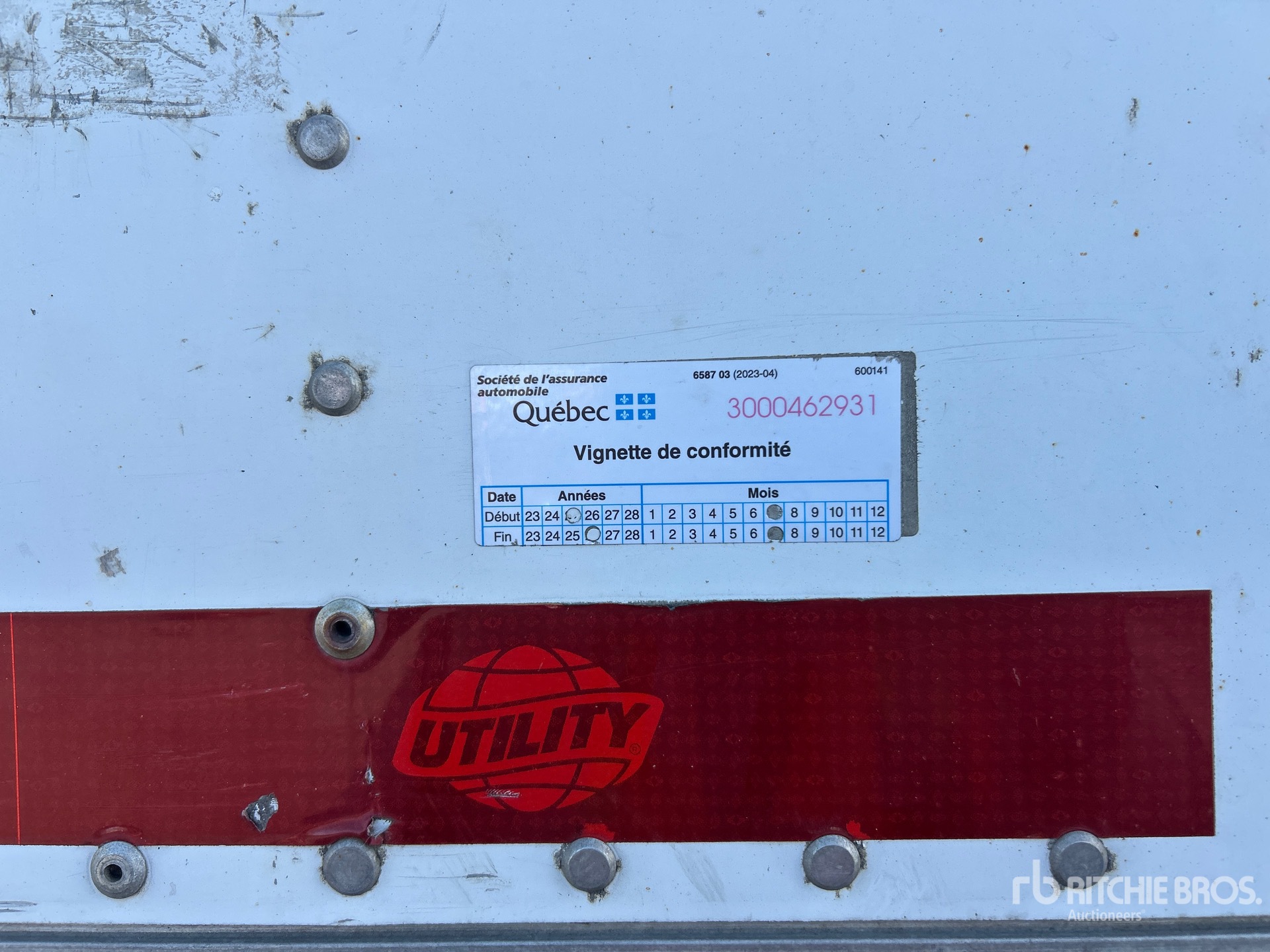 2014 Utility 53 FT X 102 IN TRI/A
