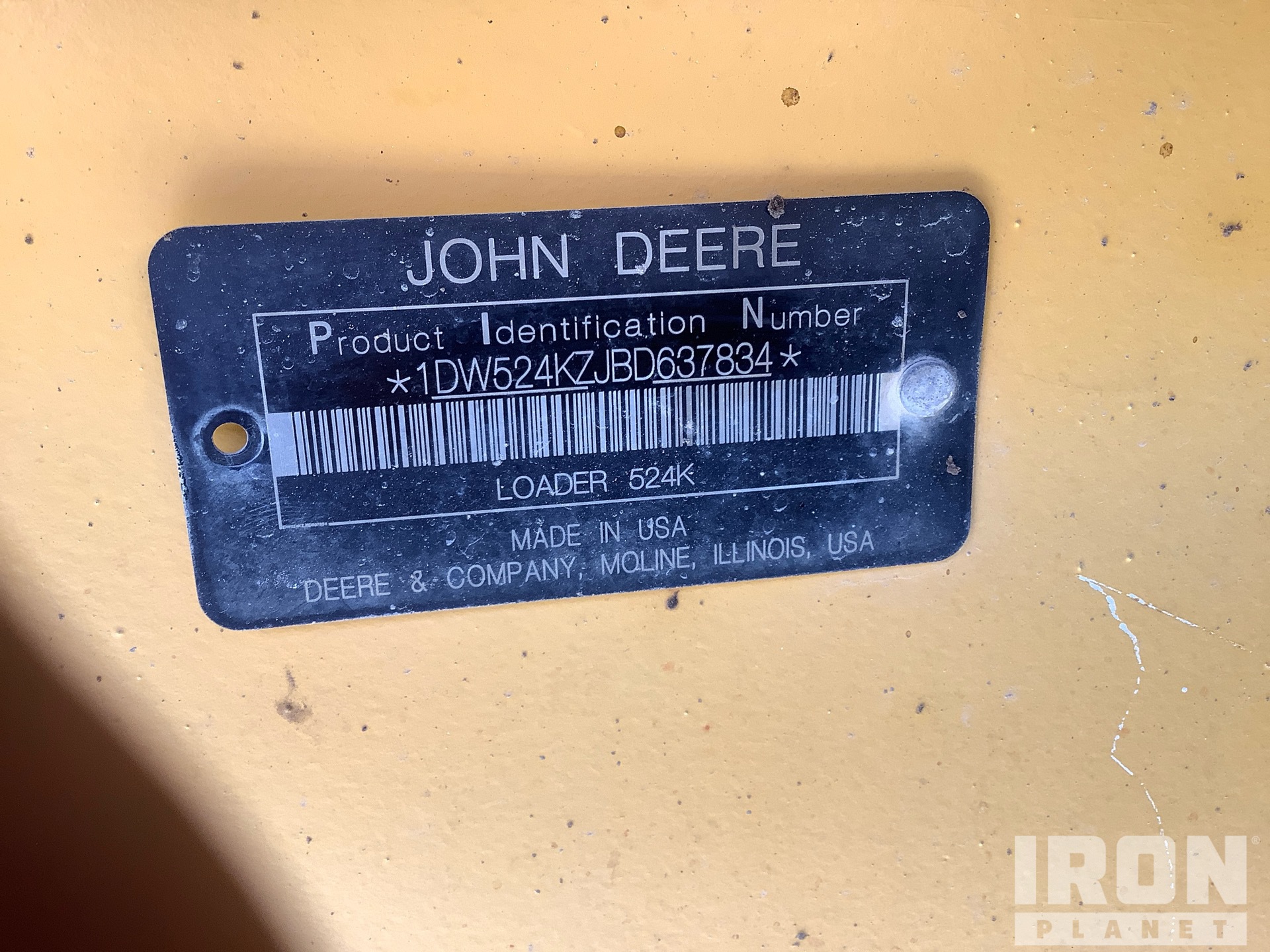 2011 John Deere 524K