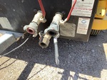 Air Compressor with Valves, Hoses and Piping
