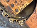 Undercarriage with Spannrolle