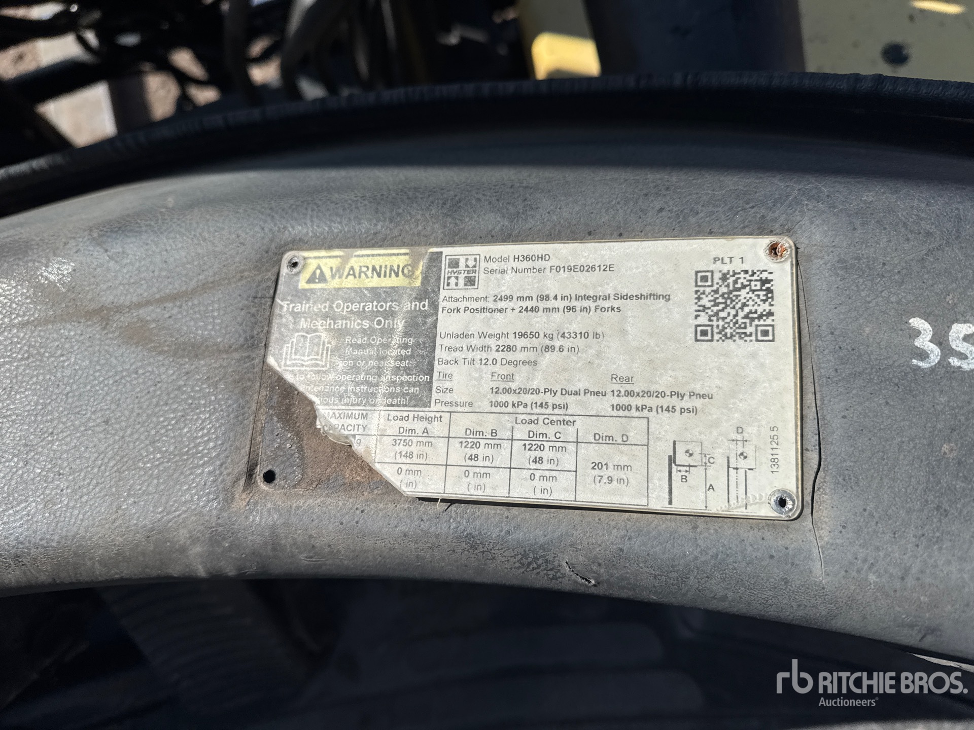 2007 Hyster 360HD