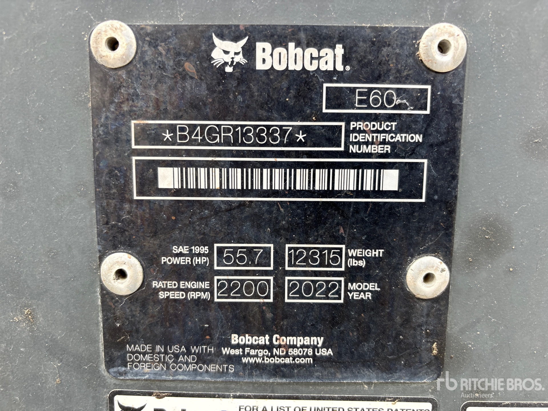 2022 Bobcat E60