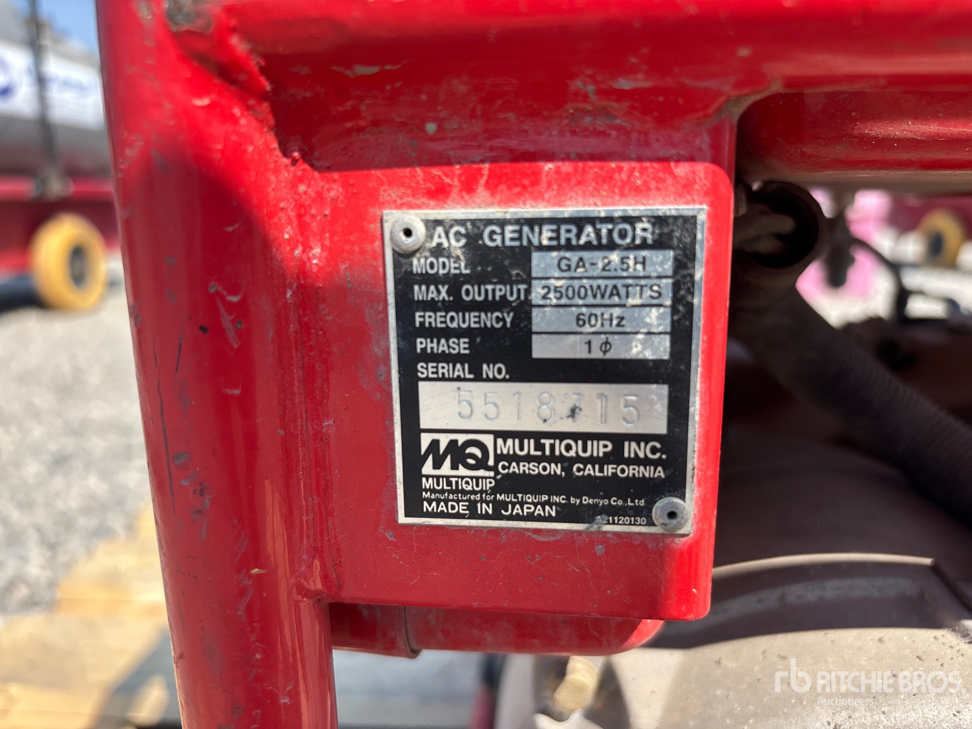 Multiquip GA-2.5H