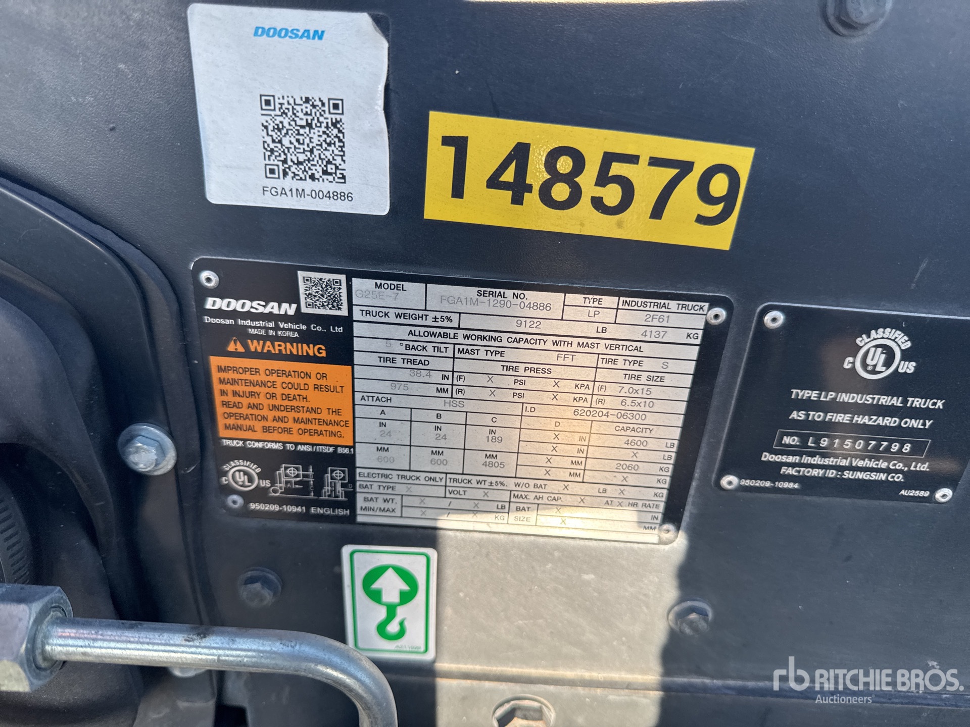 2023 Doosan G25E-7