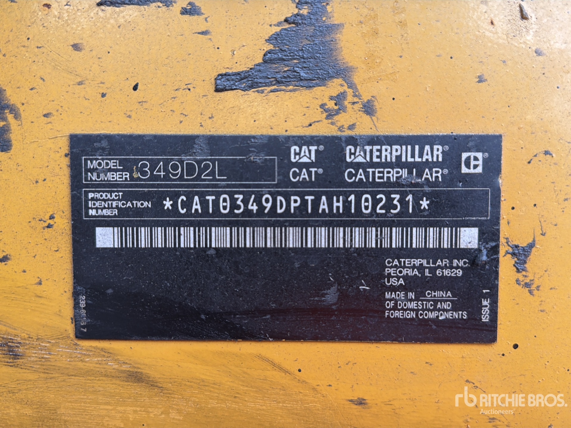 2018 Caterpillar 349D2 L