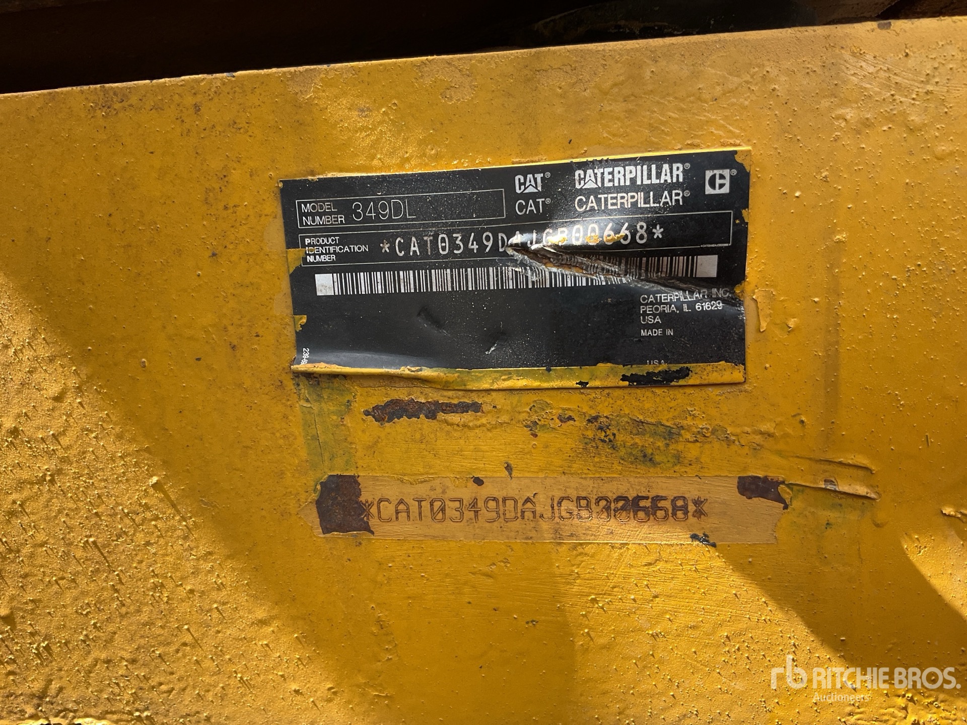 2012 Caterpillar 349D L