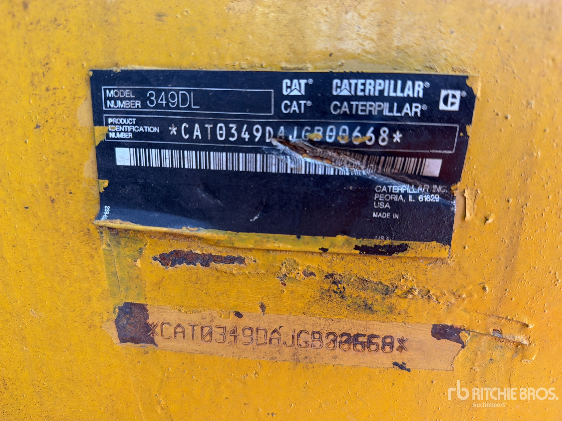 2012 Caterpillar 349D L