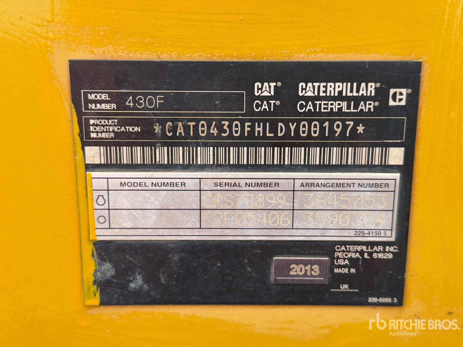 2013 Caterpillar 430F