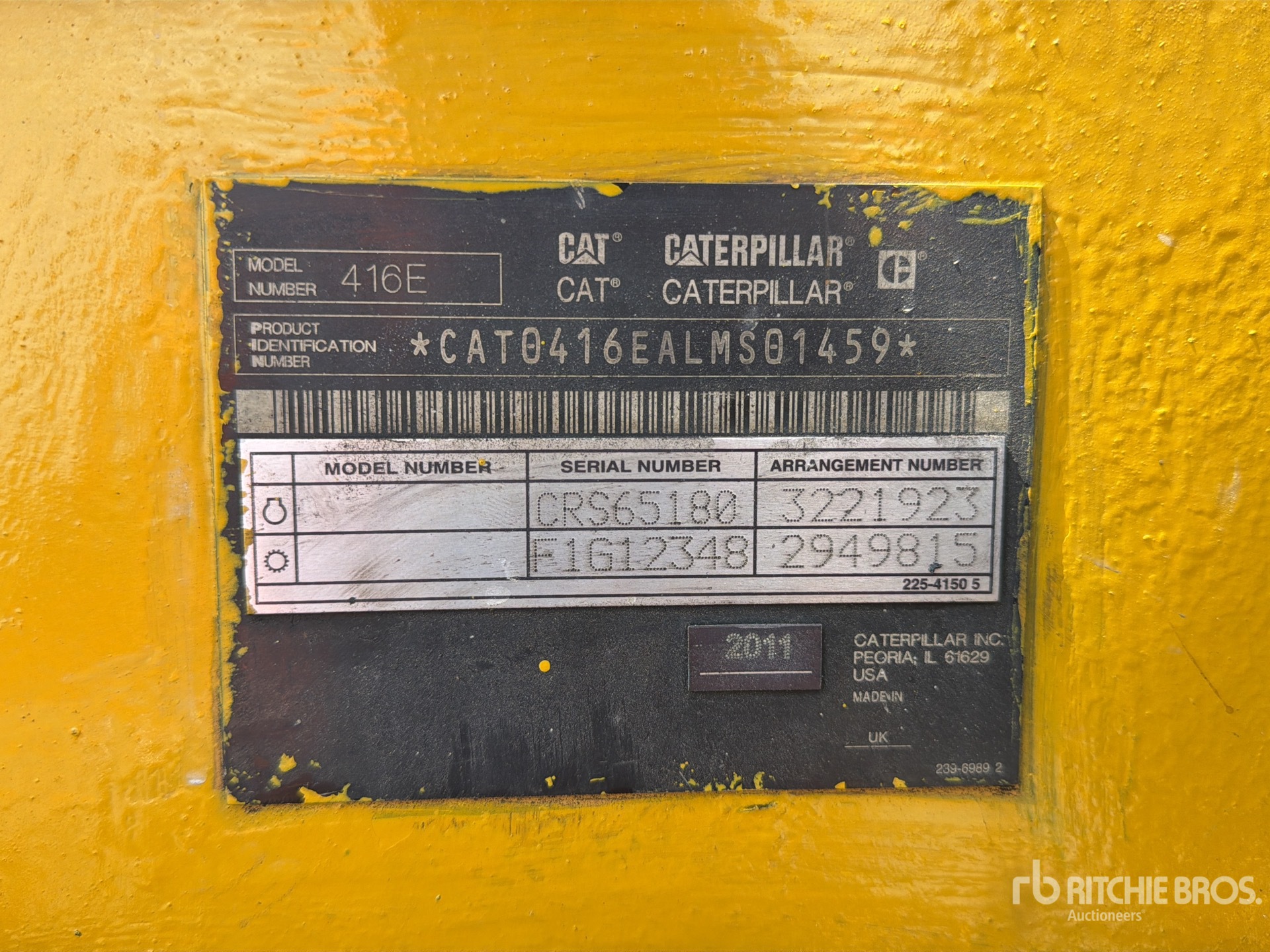 2011 Caterpillar 416E