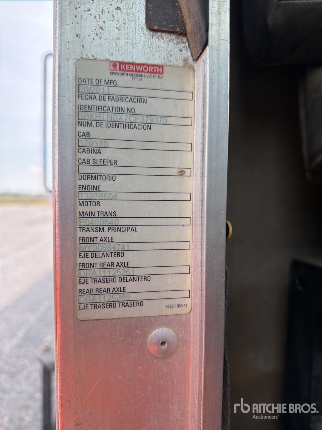 2012 Kenworth T370
