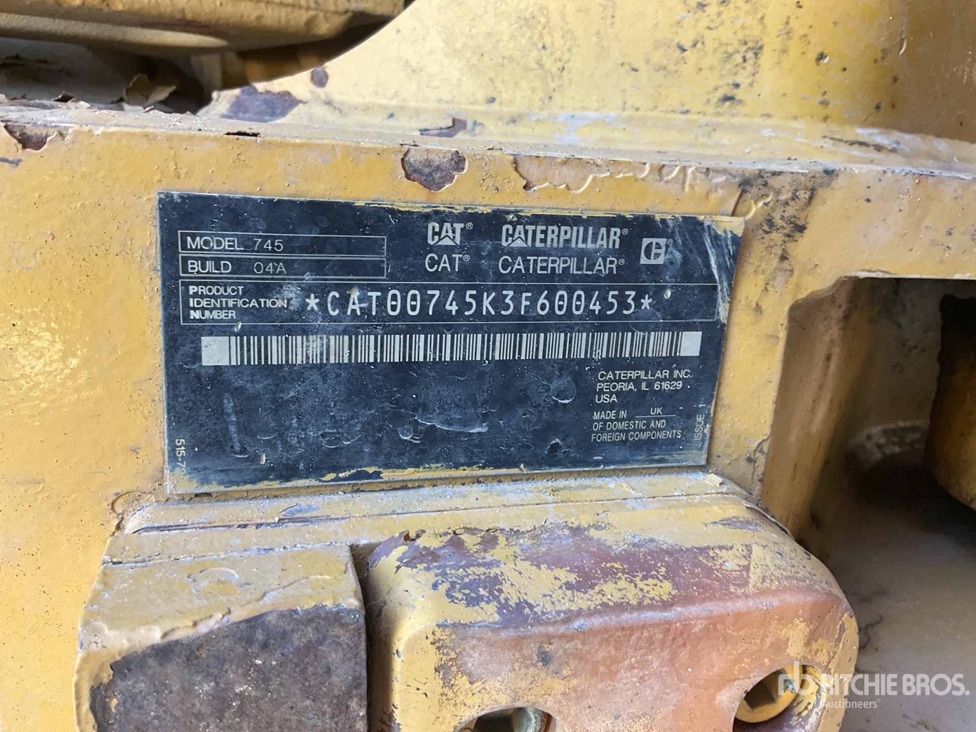 2017 Caterpillar 745