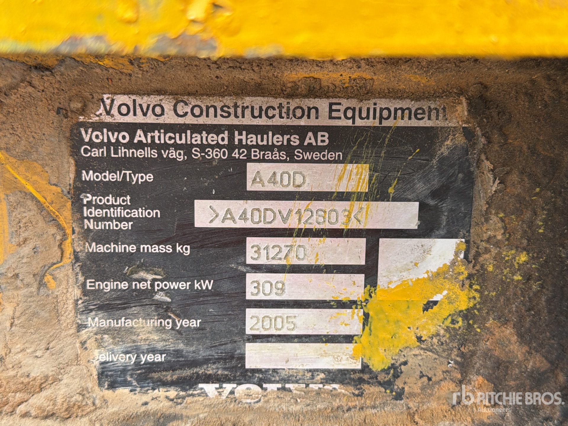 2005 Volvo A40D
