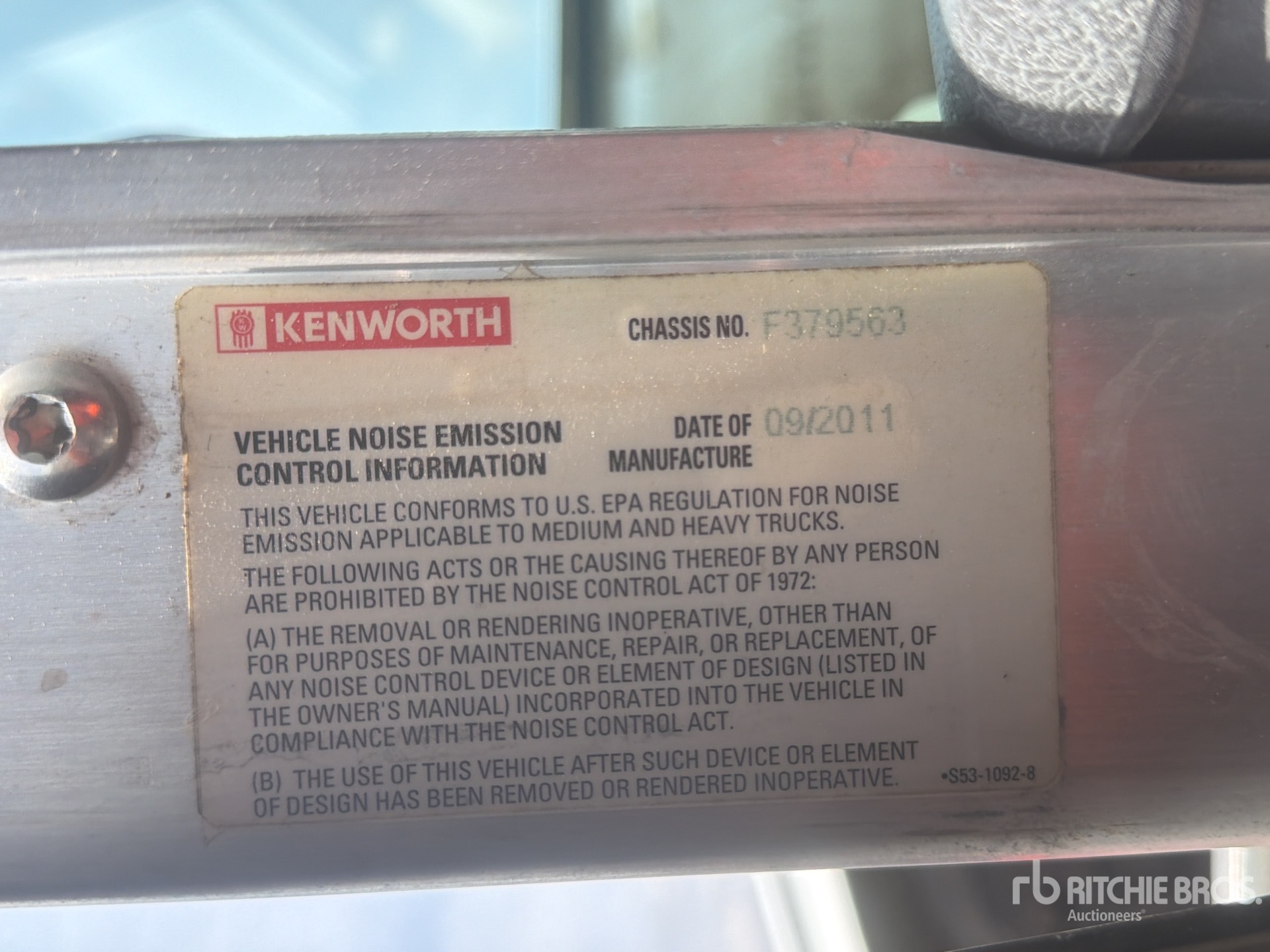 2012 Kenworth T370