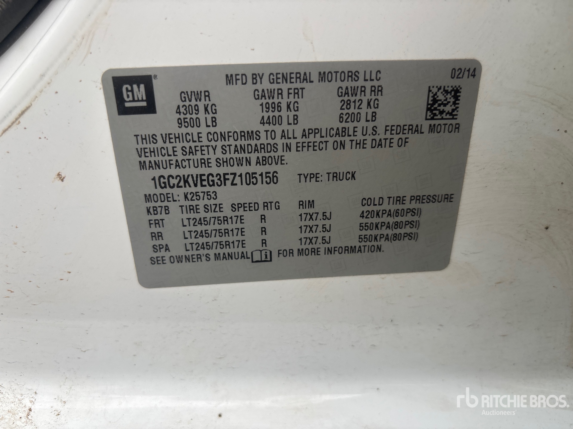 2015 Chevrolet Silverado 2500