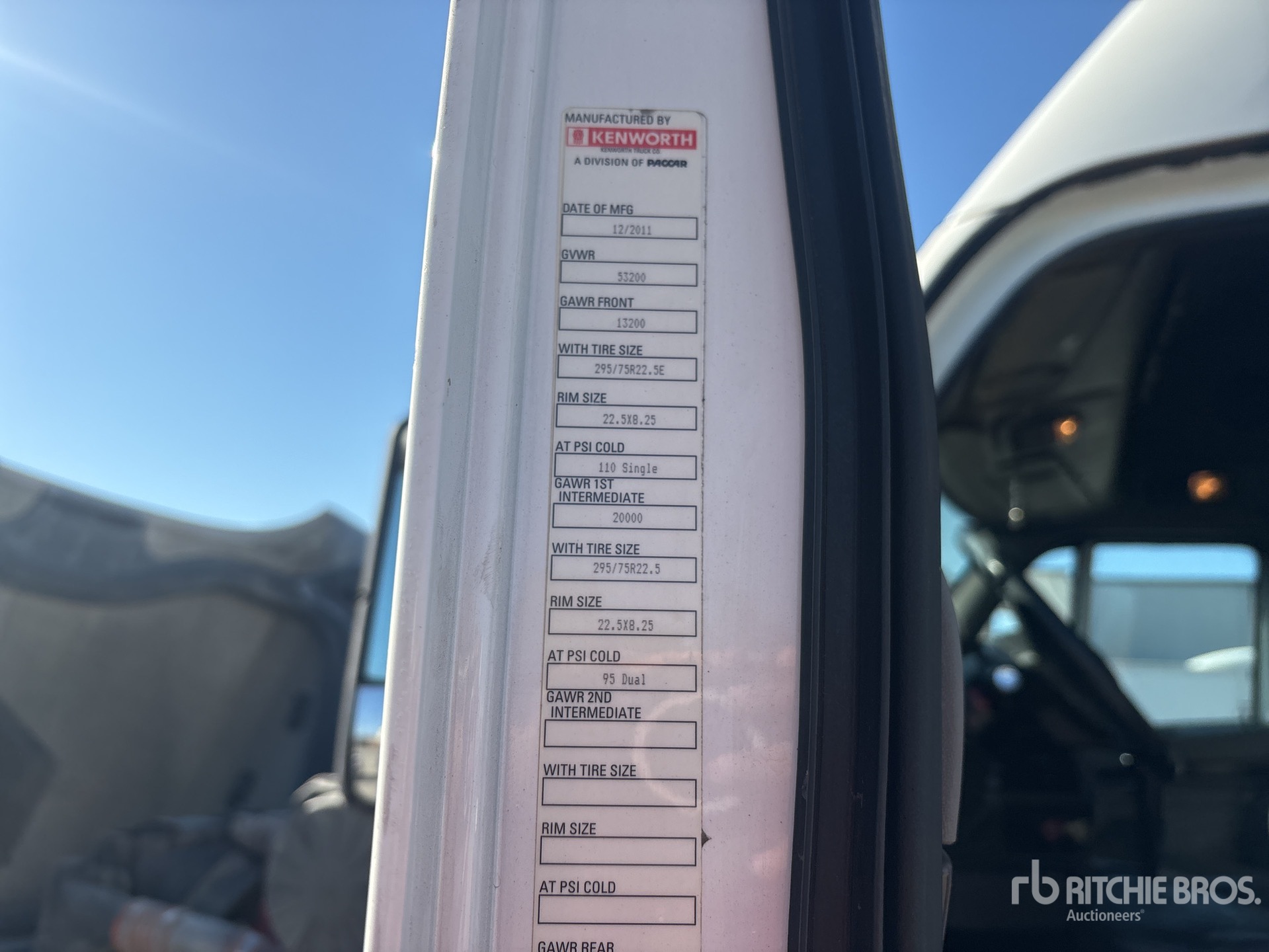 2012 Kenworth T700