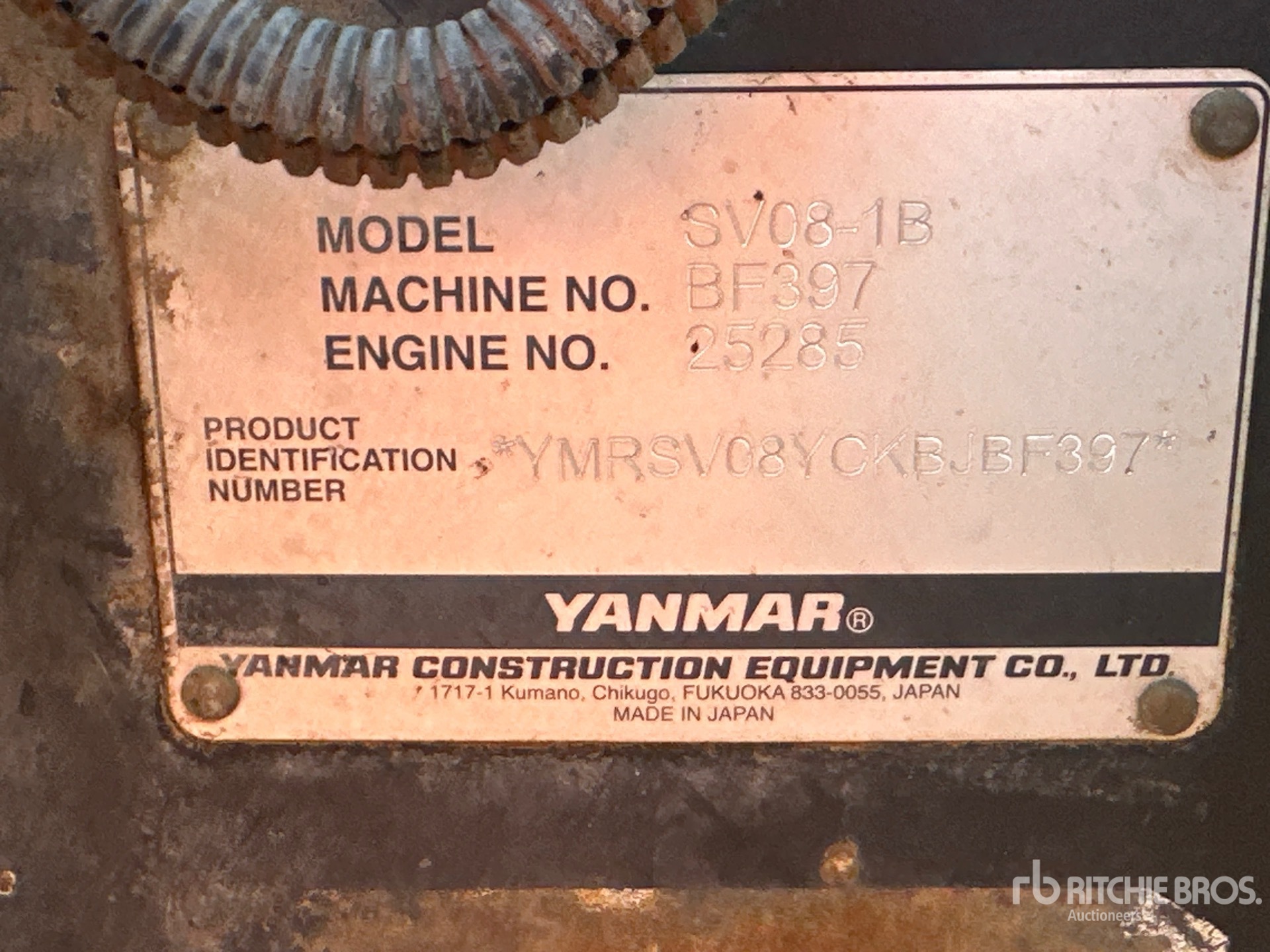 2019 Yanmar SV08-1B