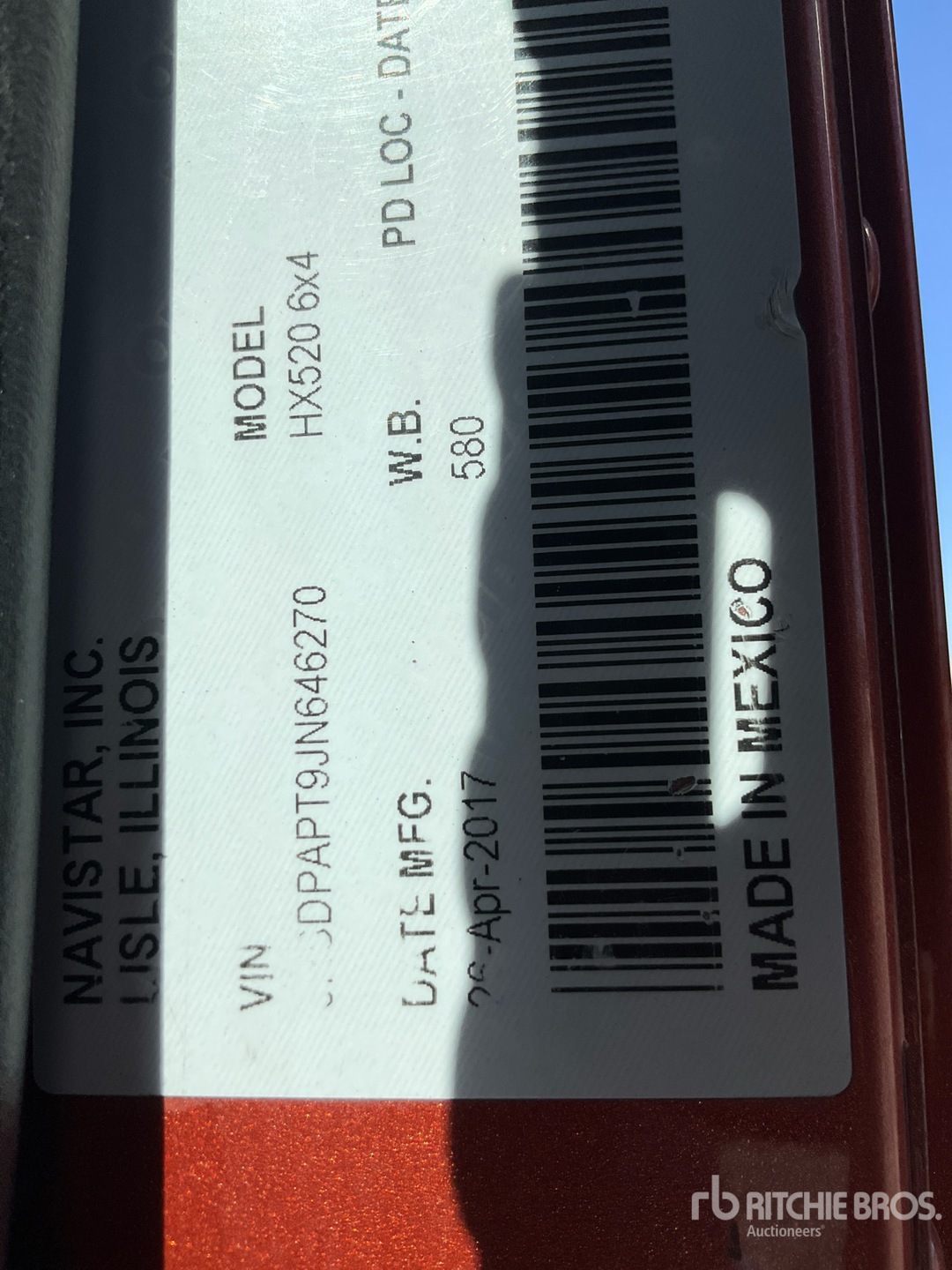 2018 International HX520